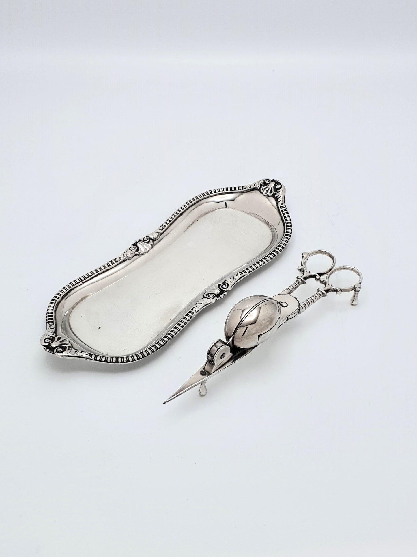 Lovely Victorian Snuffers on Tray - circa 1860