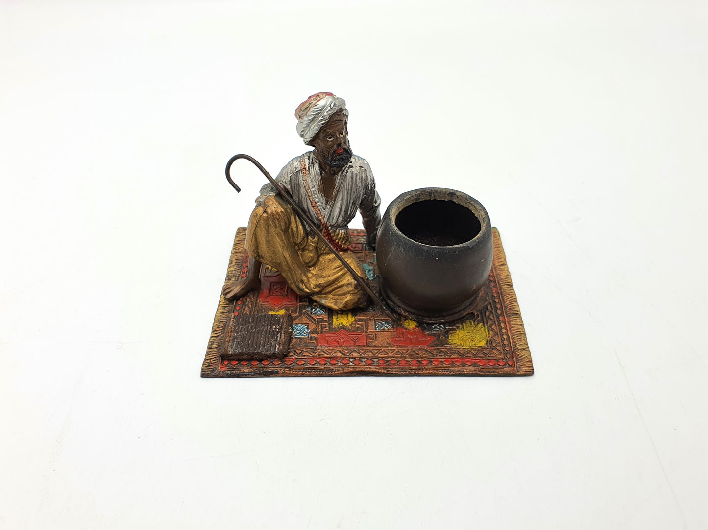 Unusual Middle Eastern Style Spelter Match Striker - circa 1920