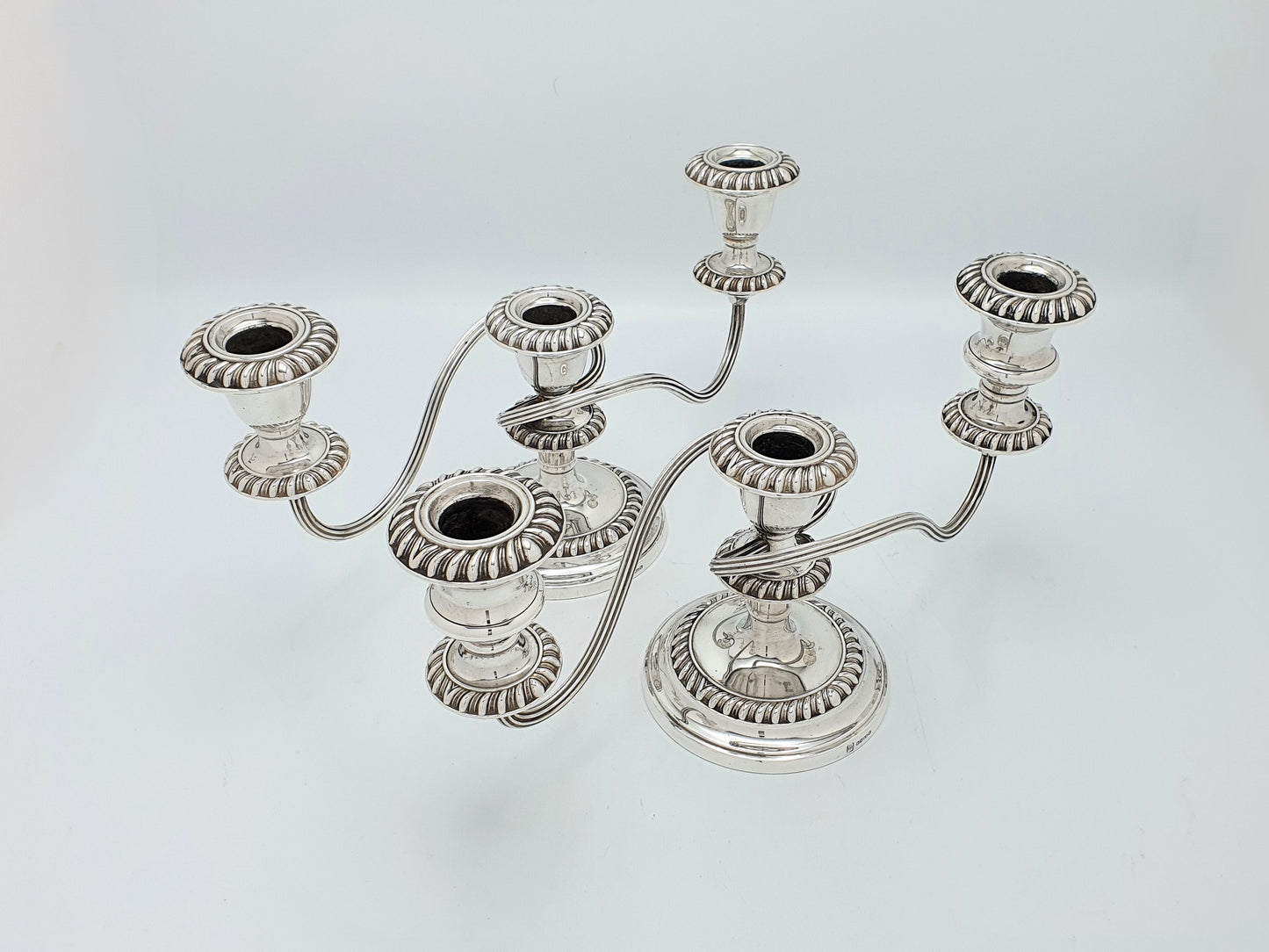 Fabulous Pair of Antique Low Candelabras – circa 1920