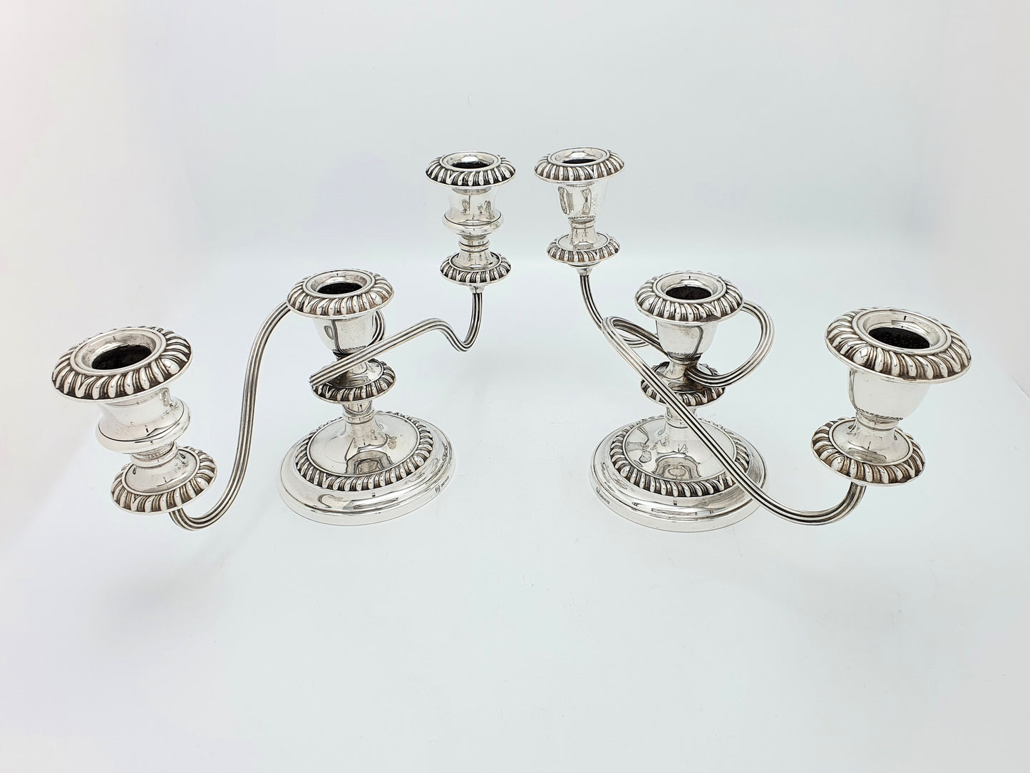 Fabulous Pair of Antique Low Candelabras – circa 1920