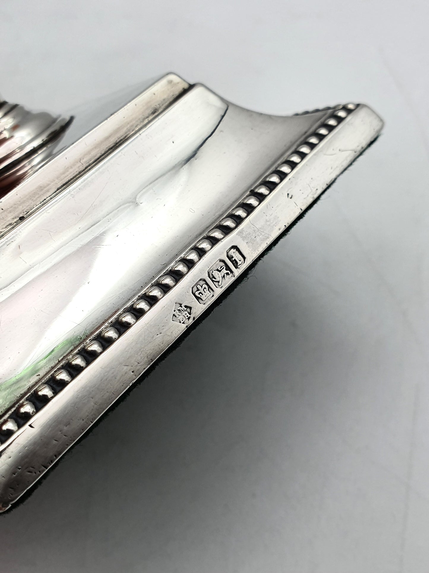 Pretty Victorian Silver and Glass Flower Flute - 1898