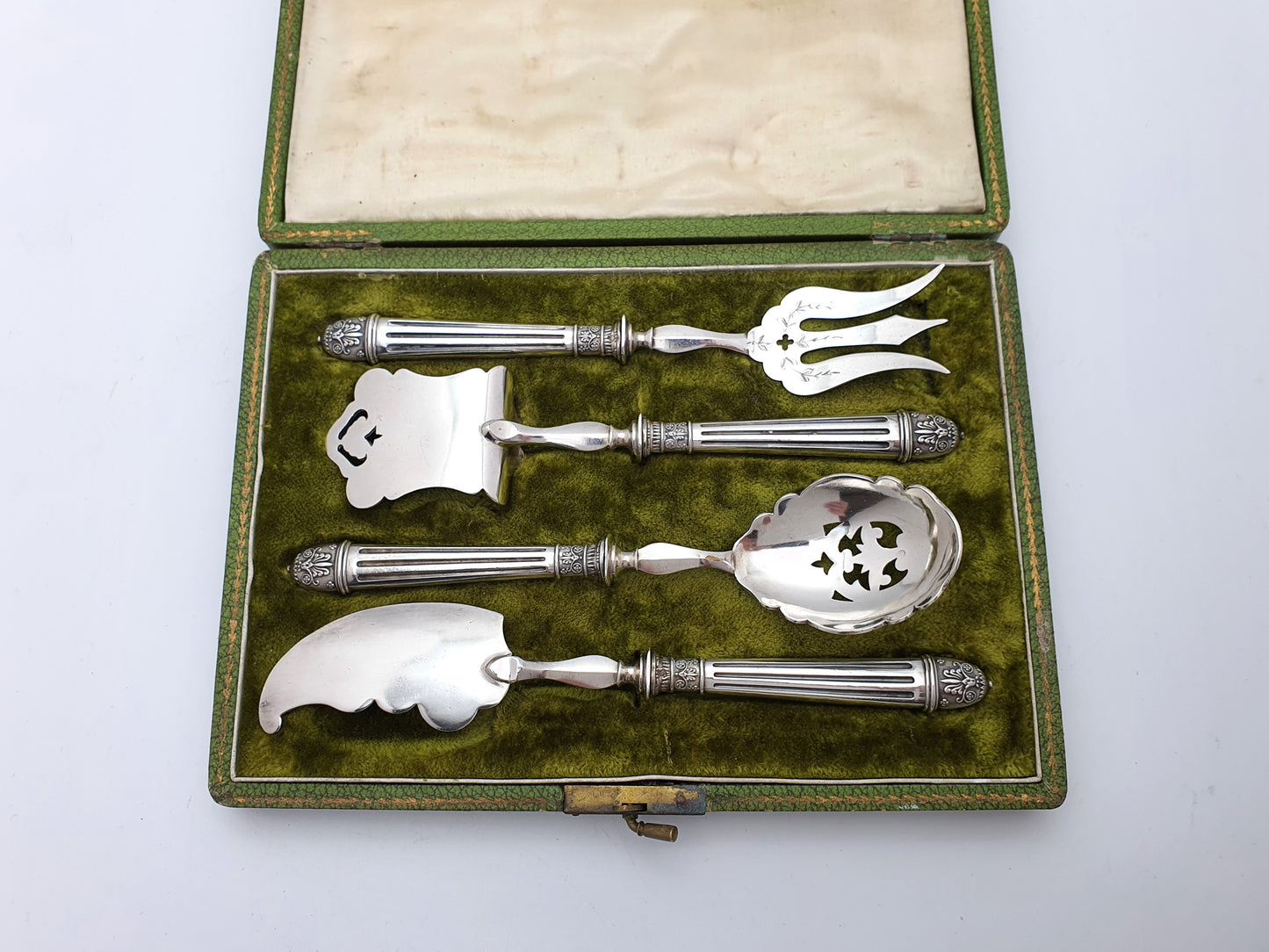 Nice French Silver Handled Serving Set – circa 1920