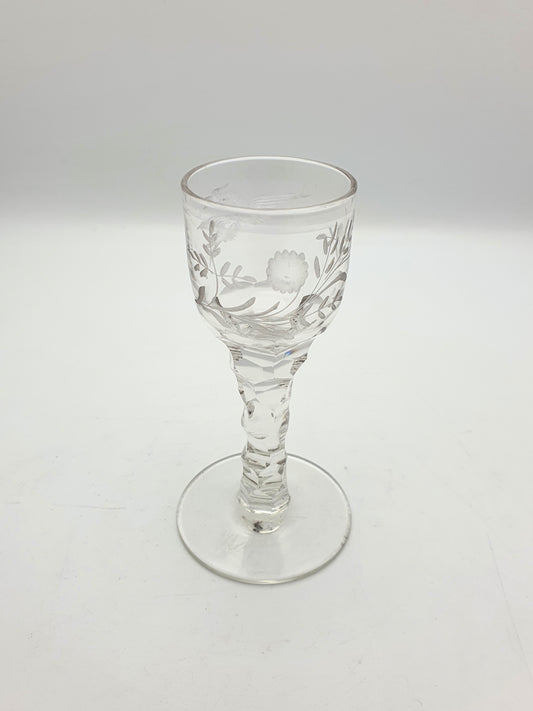 Lovely Antique Drinking Glass – circa 1790