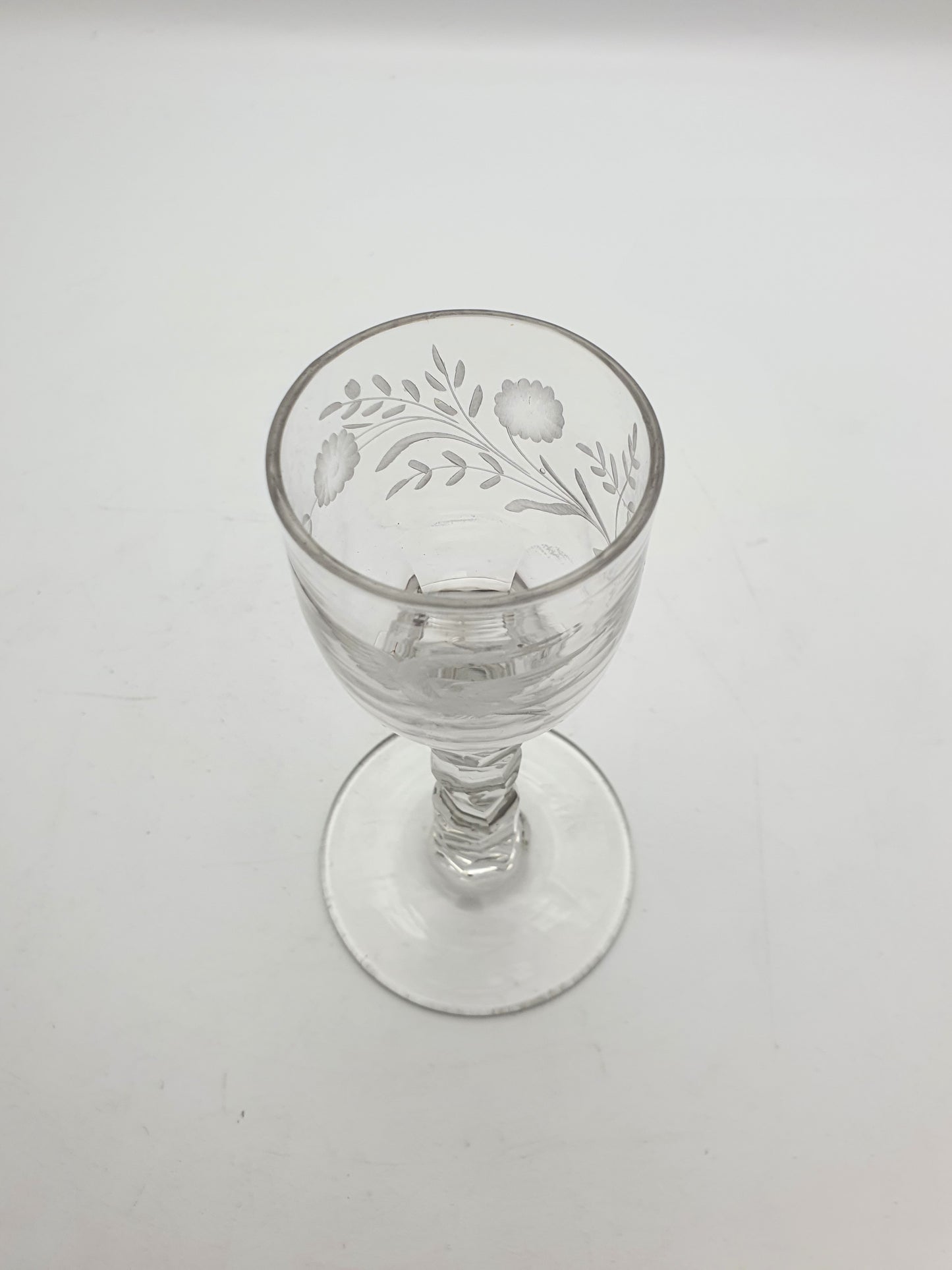 Lovely Antique Drinking Glass – circa 1790