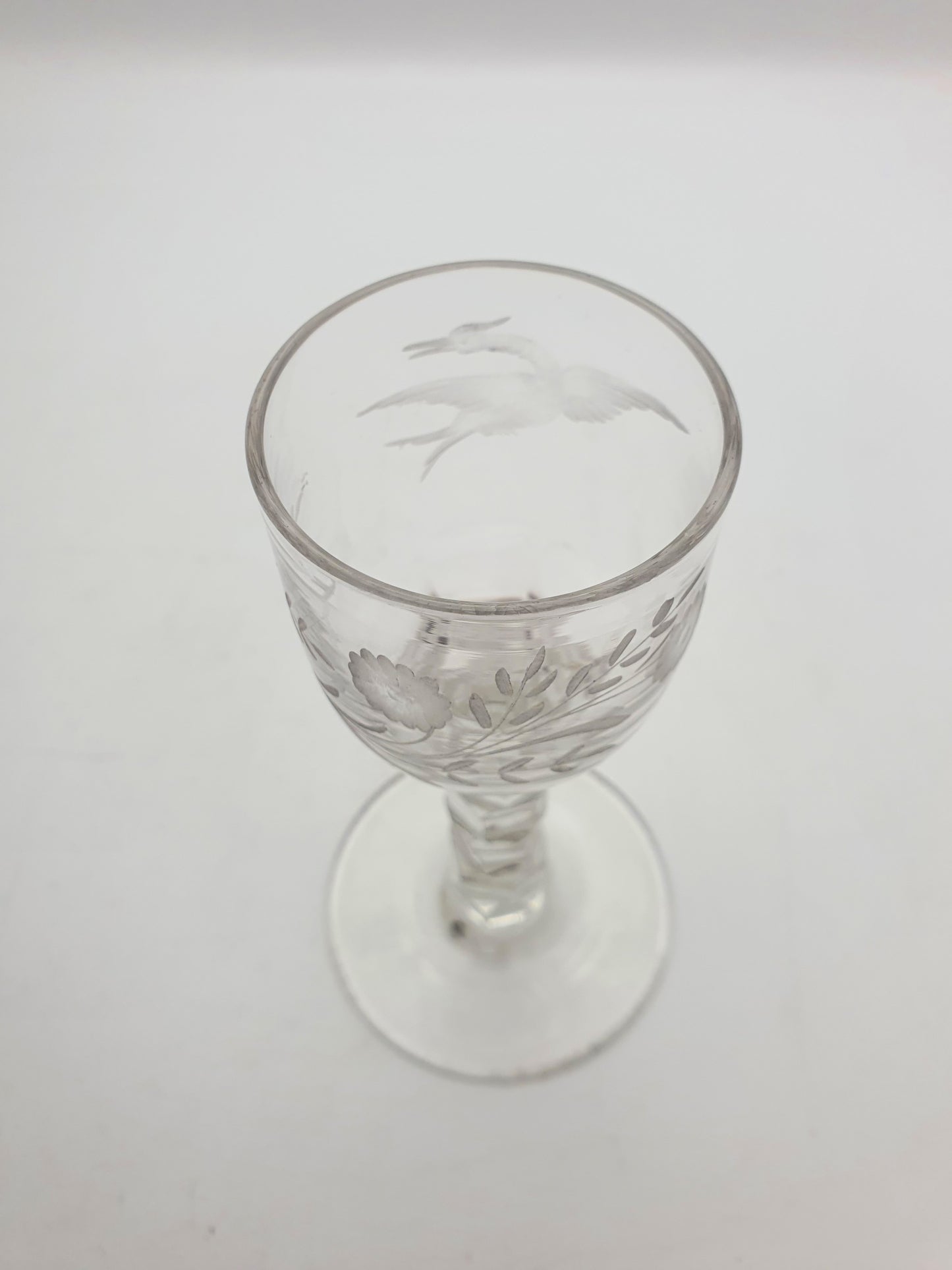 Lovely Antique Drinking Glass – circa 1790