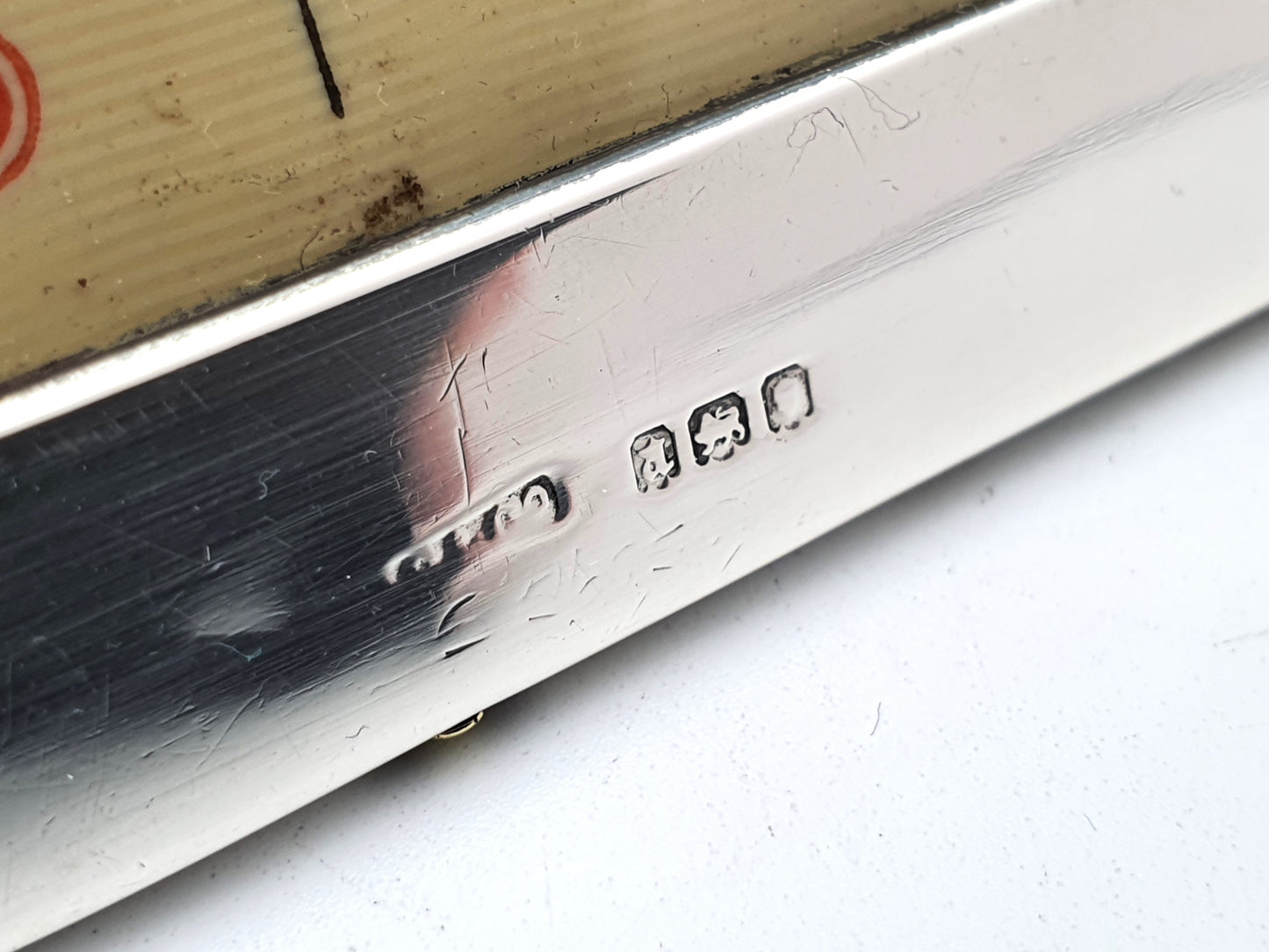 Nice Silver Framed Calendar - 1916