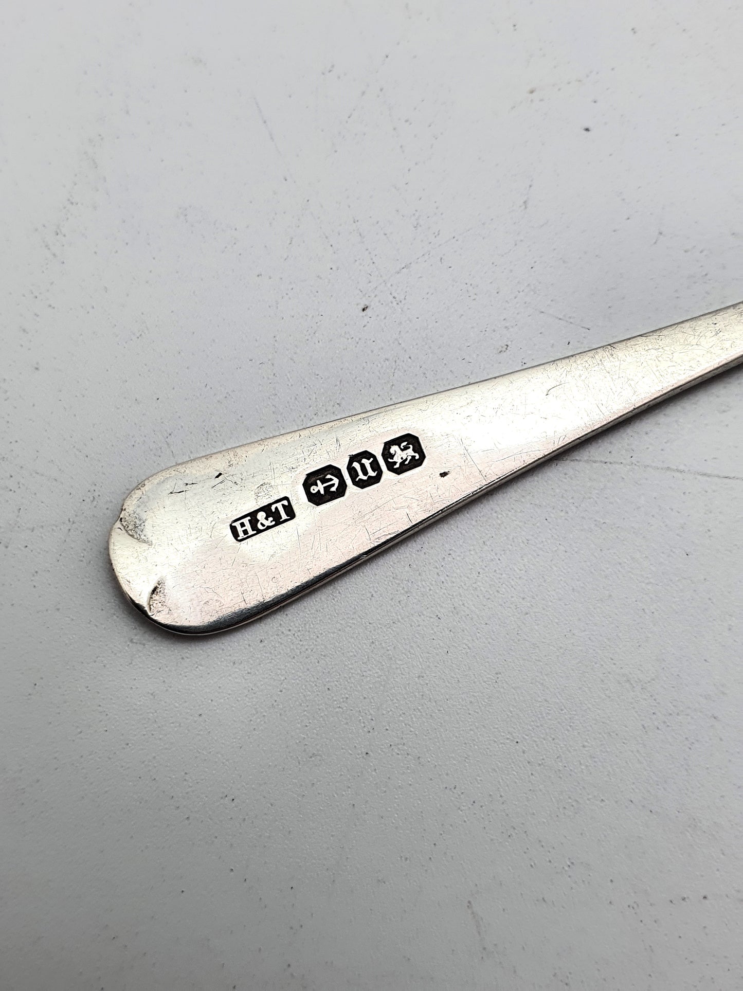 Pretty Victorian Solid Silver Jam Spoon - 1894