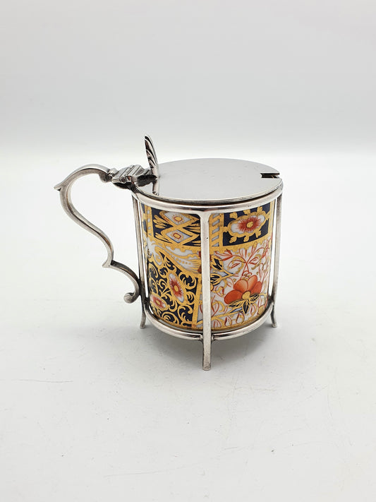Lovely Imari Style English Mustard Pot – circa 1905