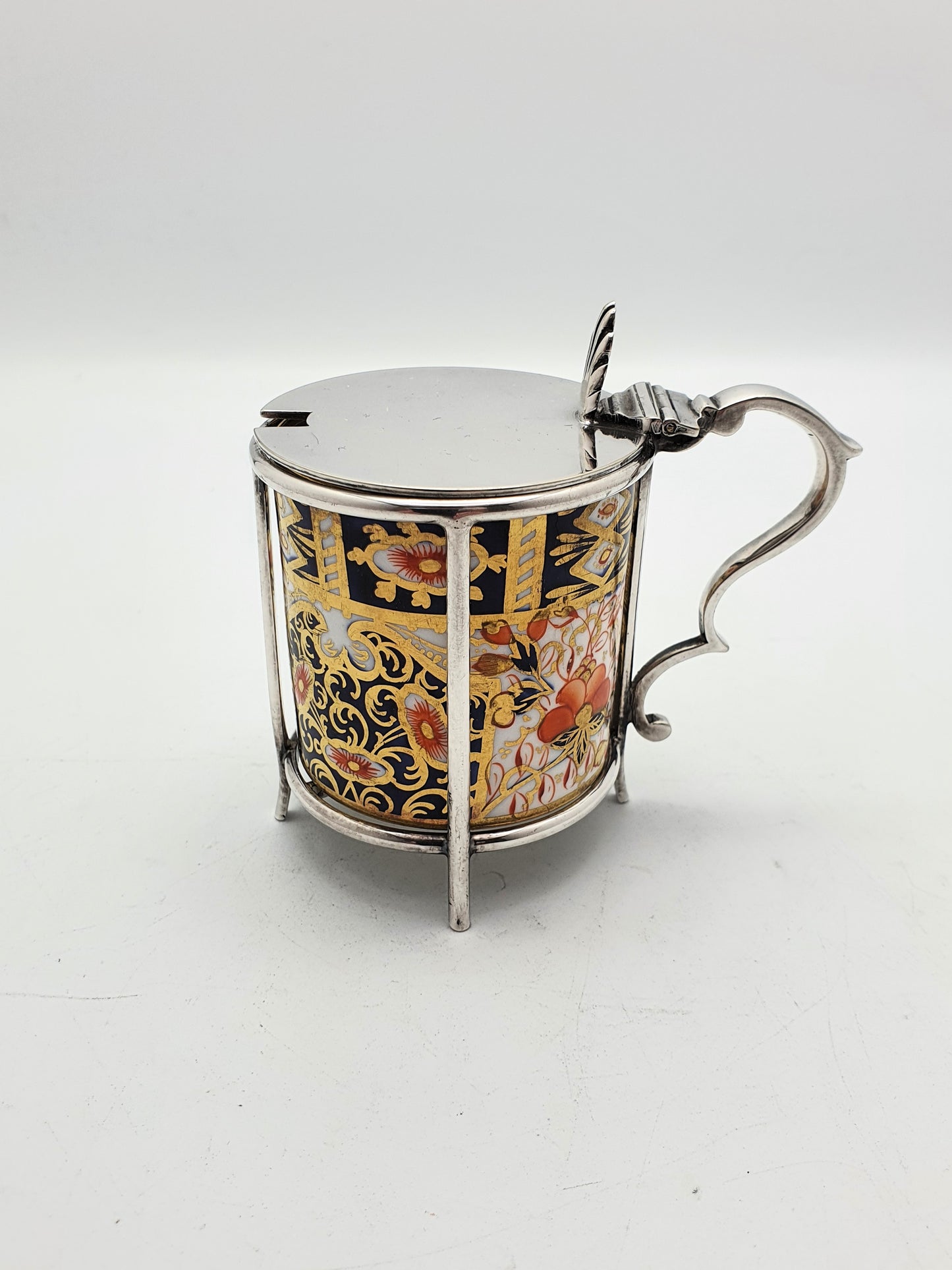Lovely Imari Style English Mustard Pot – circa 1905