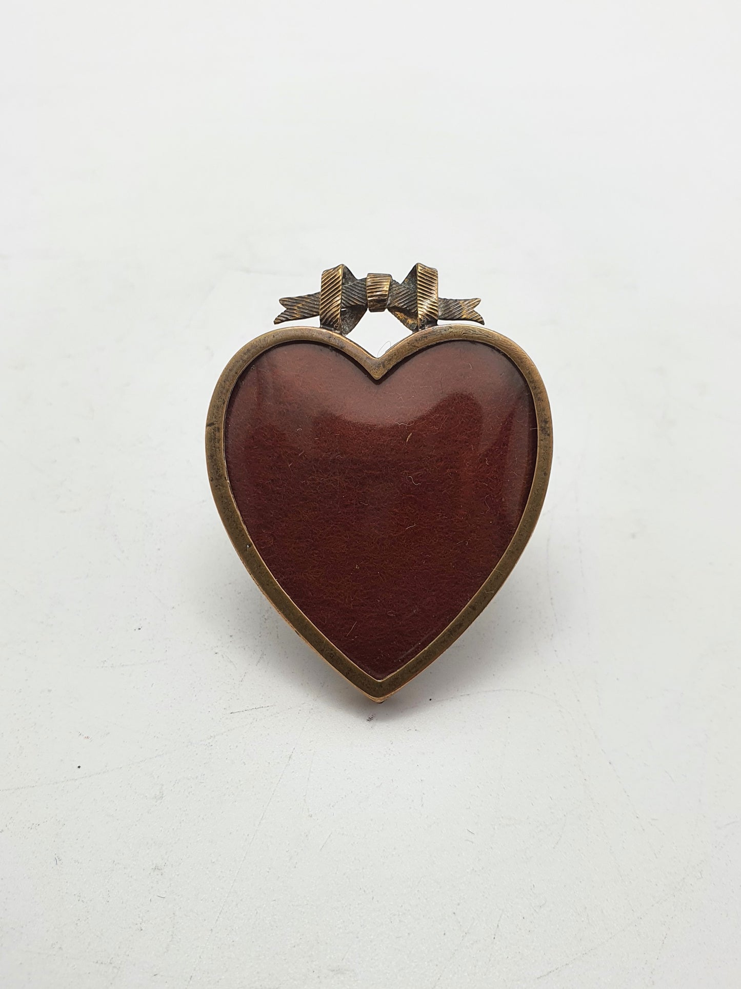 Unusual Antique Brass Sweetheart Photo Frame – circa 1915