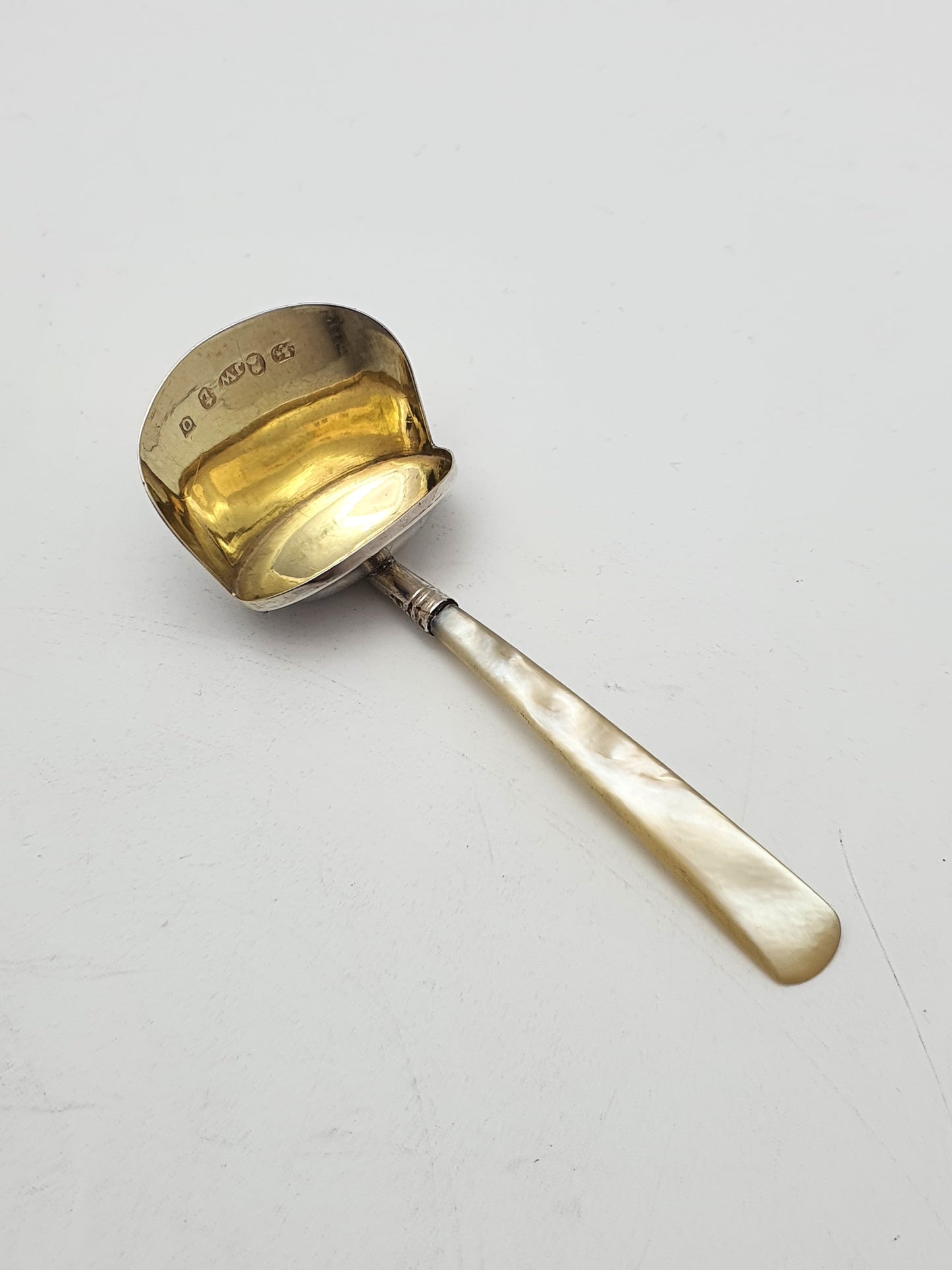 Georgian Solid Silver Tea Caddy Spoon - 1812