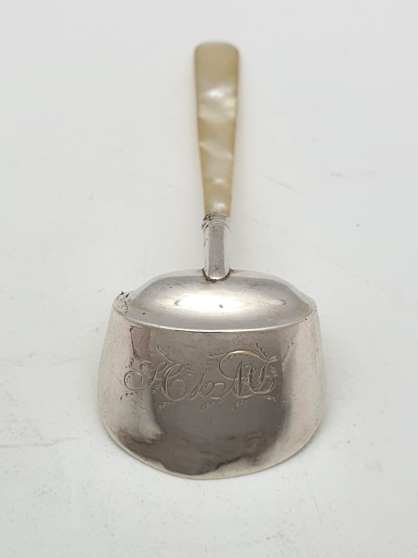 Georgian Solid Silver Tea Caddy Spoon - 1812