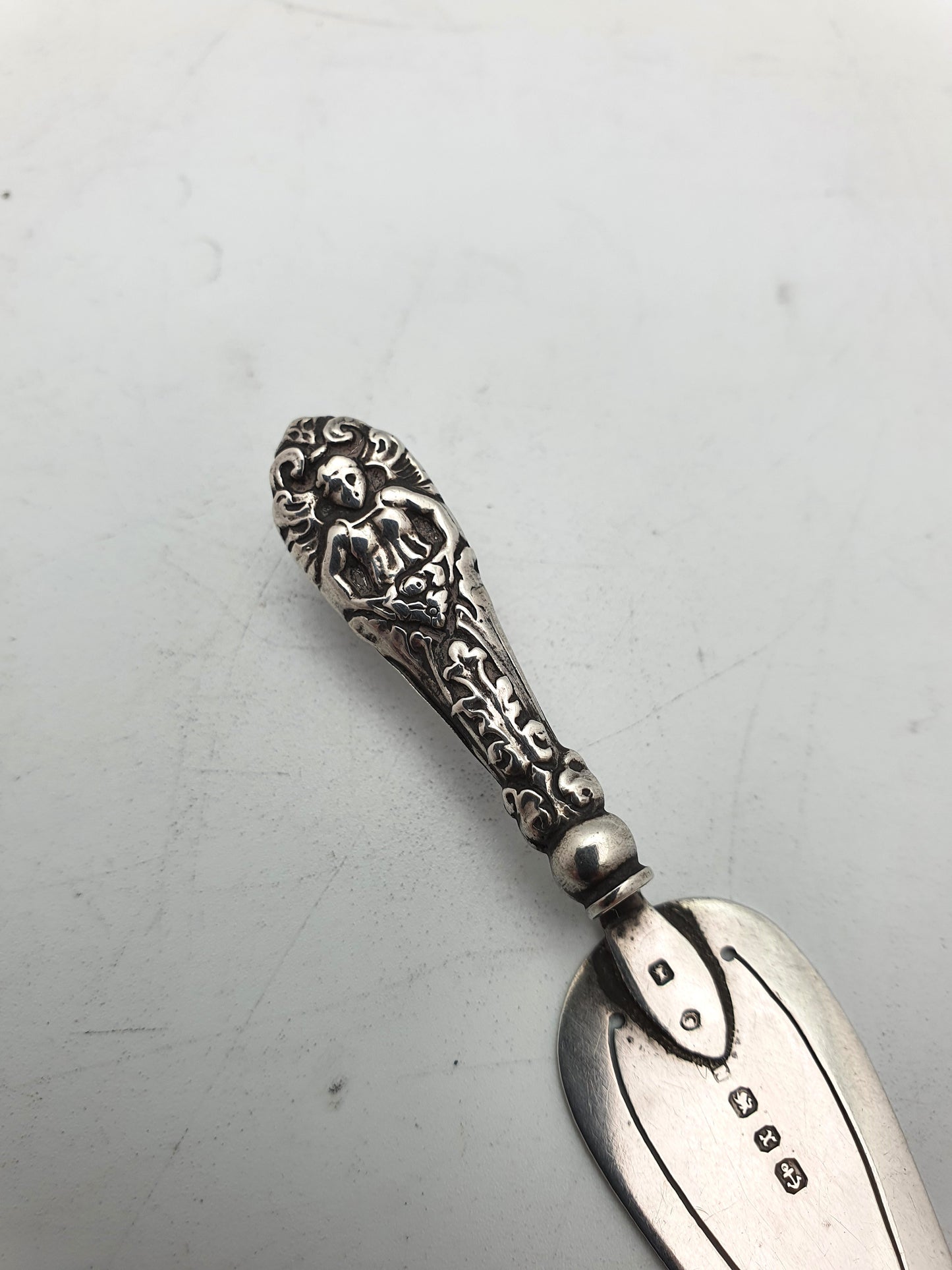 Pretty Victorian Solid Silver Bookmark - 1897