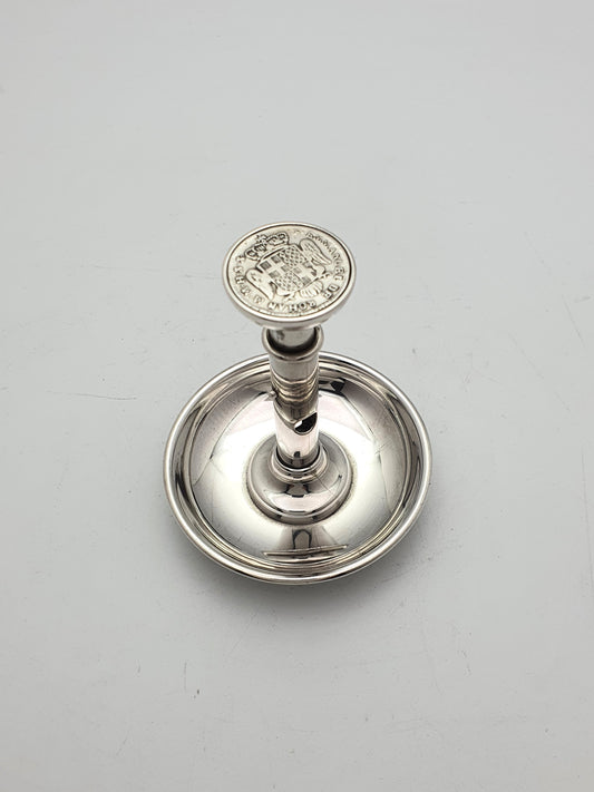 Good Silver-Plated Tabletop Cigar Cutter – circa 1930