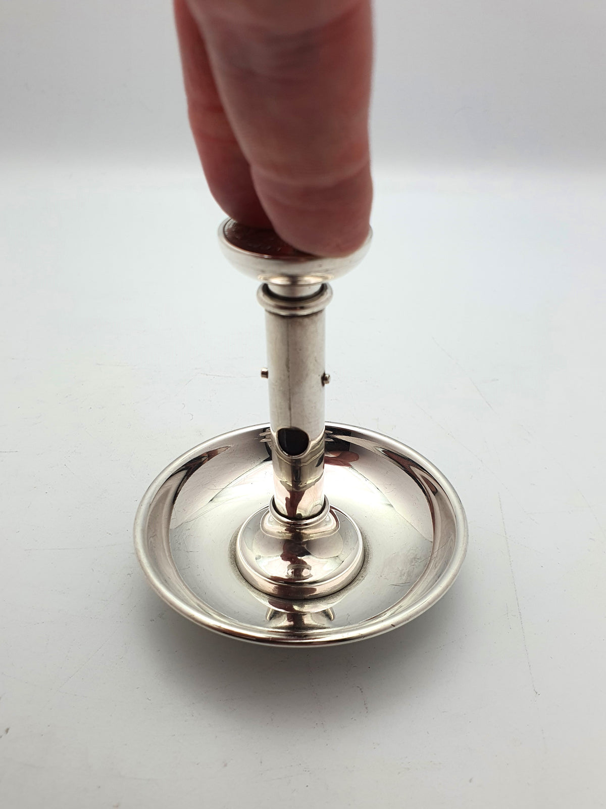 Good Silver-Plated Tabletop Cigar Cutter – circa 1930