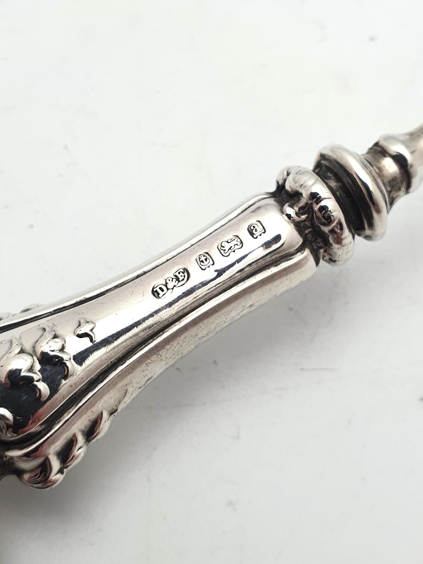 Nice Antique Silver Handled Candle Snuffer - 1900