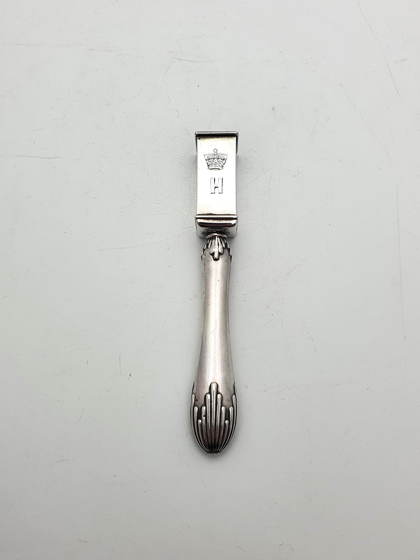 Antique Solid Silver Sealing Wax Holder - 1906