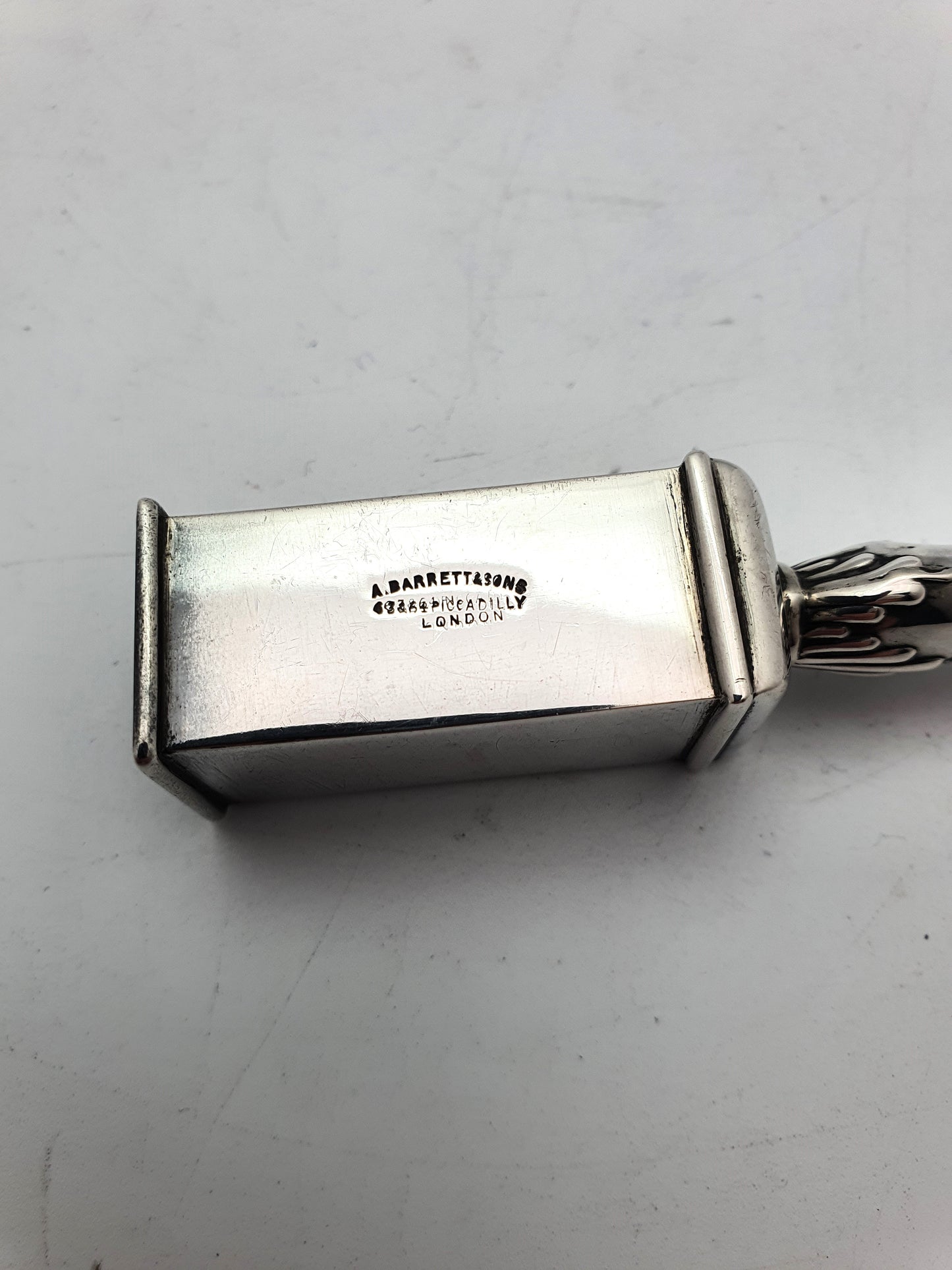 Antique Solid Silver Sealing Wax Holder - 1906