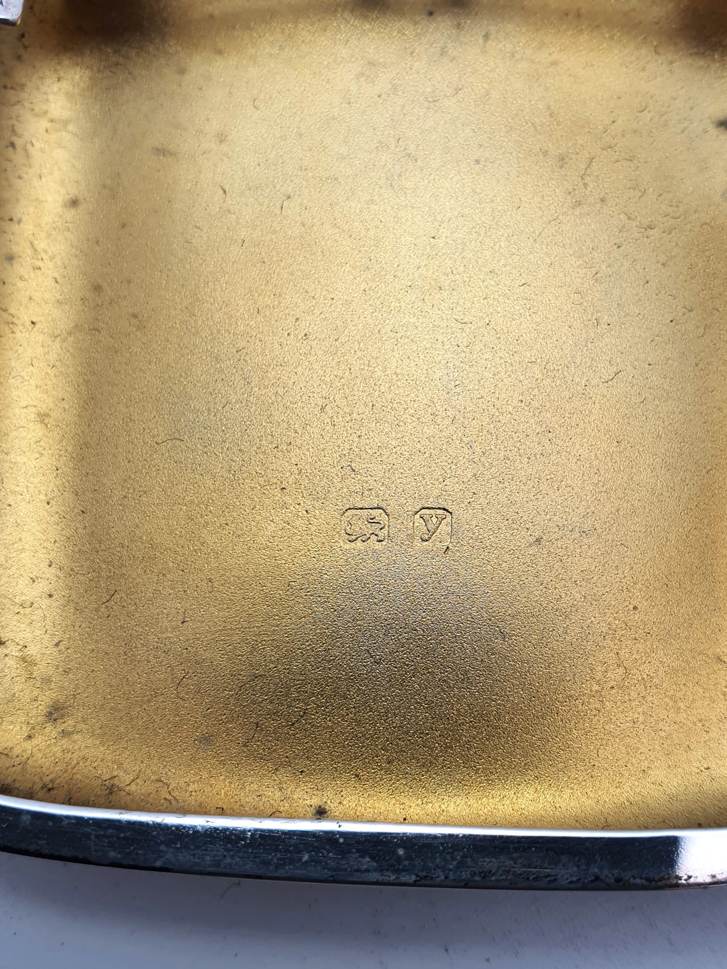 Nice Antique Silver Cigarette Case - 1923