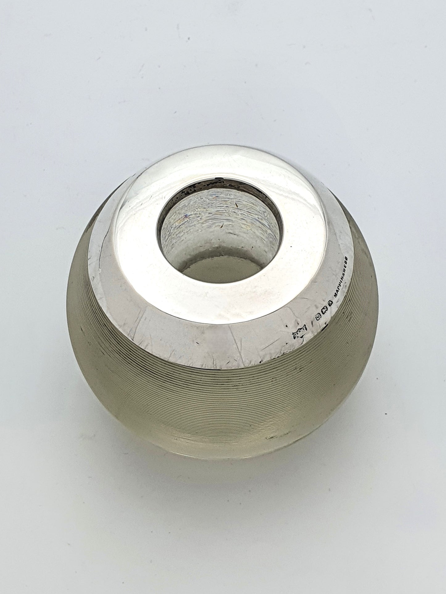 Unusually Large Silver Topped Match Striker - 1925