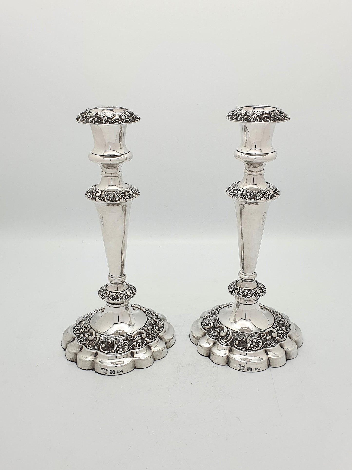 Splendid Pair of Large Silver-Plated Candelabras - circa 1920