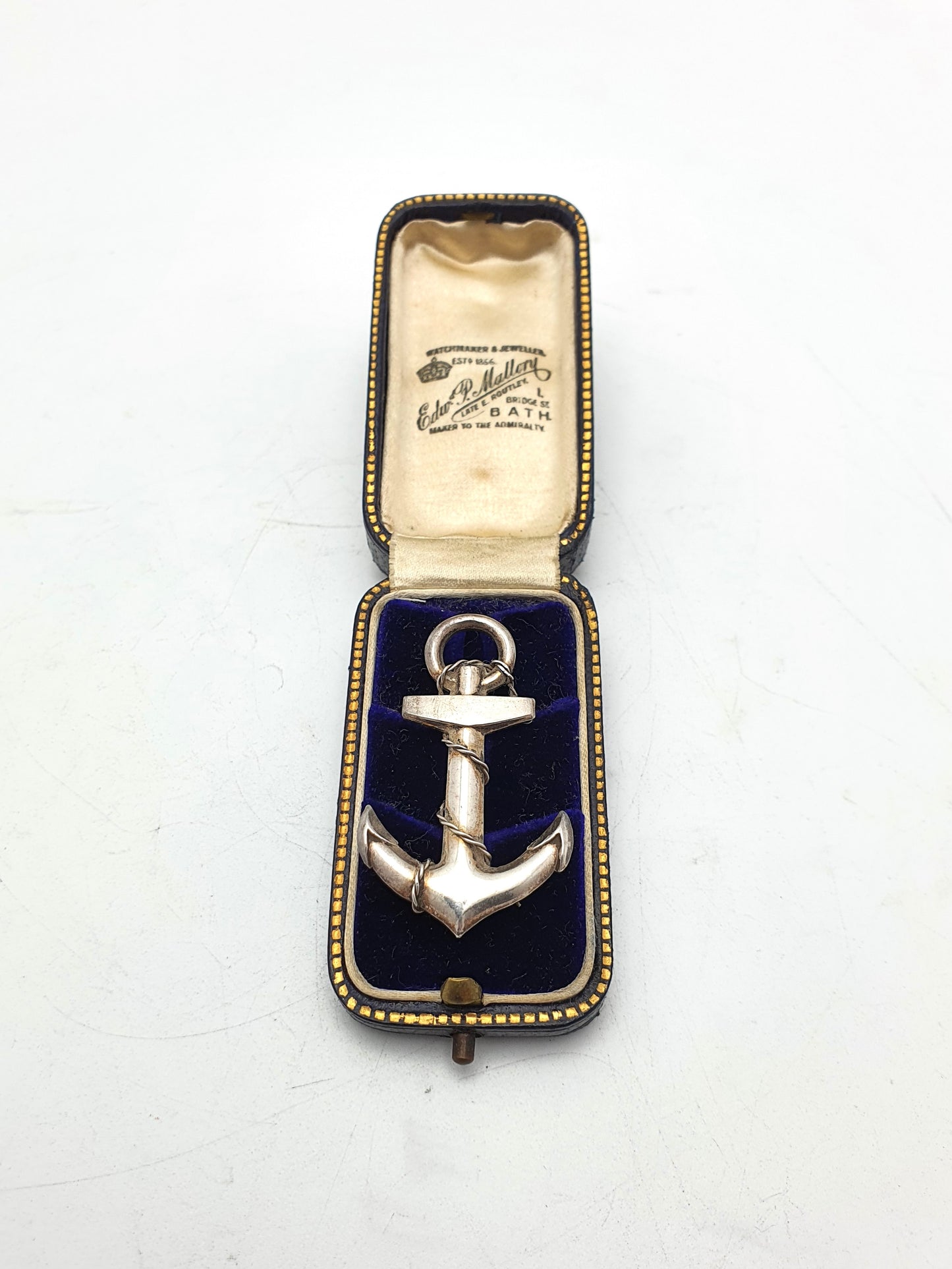 Nice Solid Silver Anchor Sweetheart Brooch – circa 1930