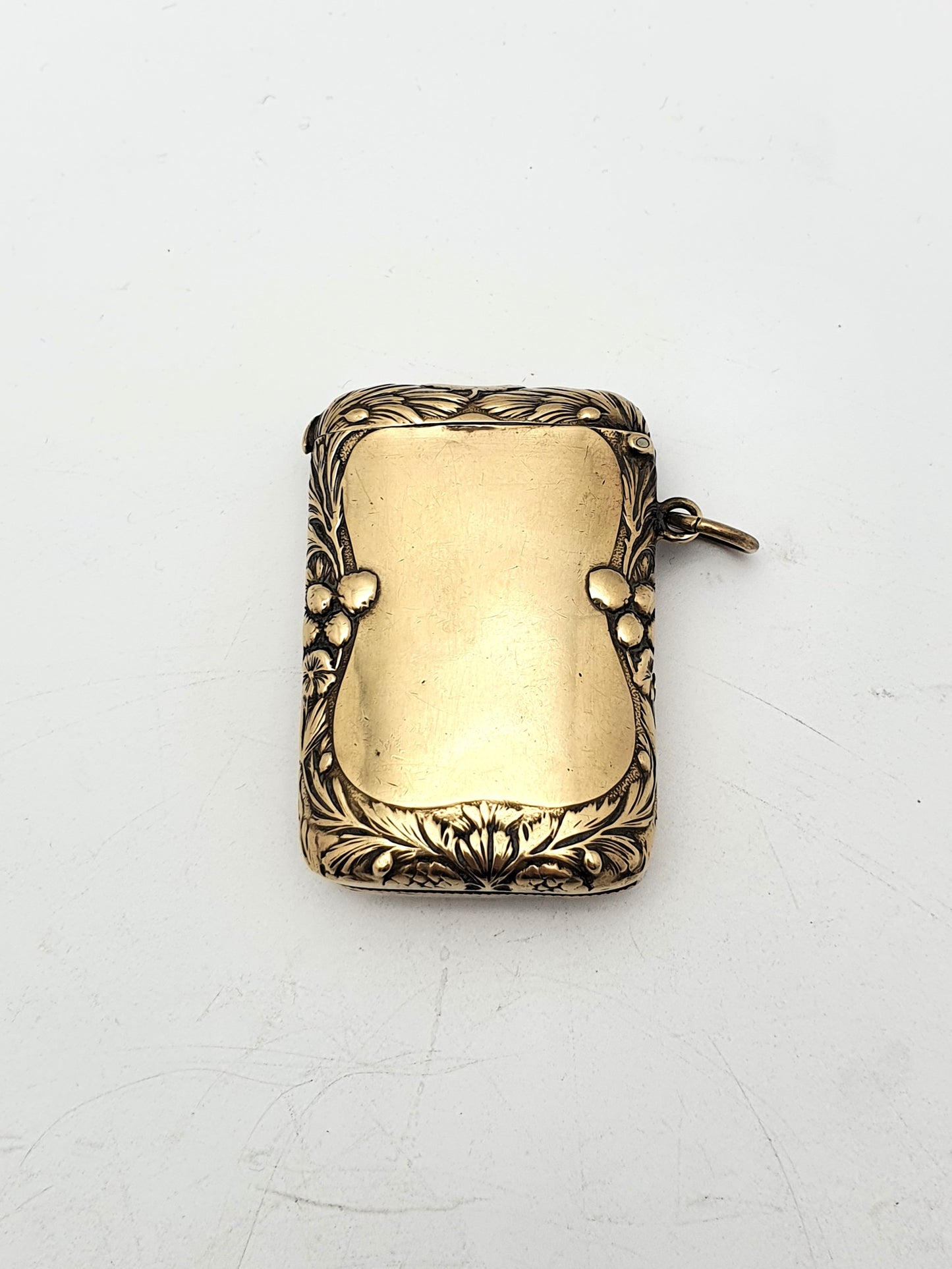 Nice Brass Owl Vesta Box – circa 1910