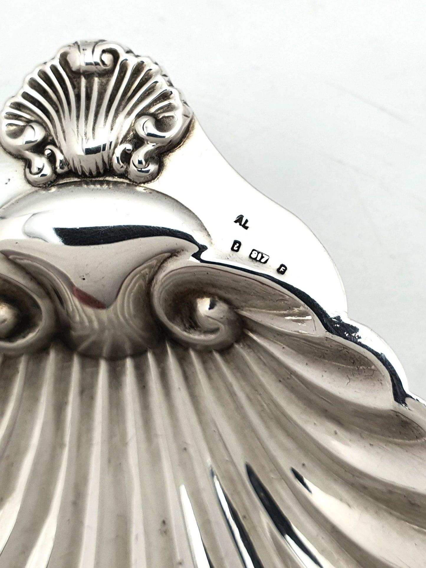 Pretty Continental Silver Shell Shaped Butter Dish – circa 1920