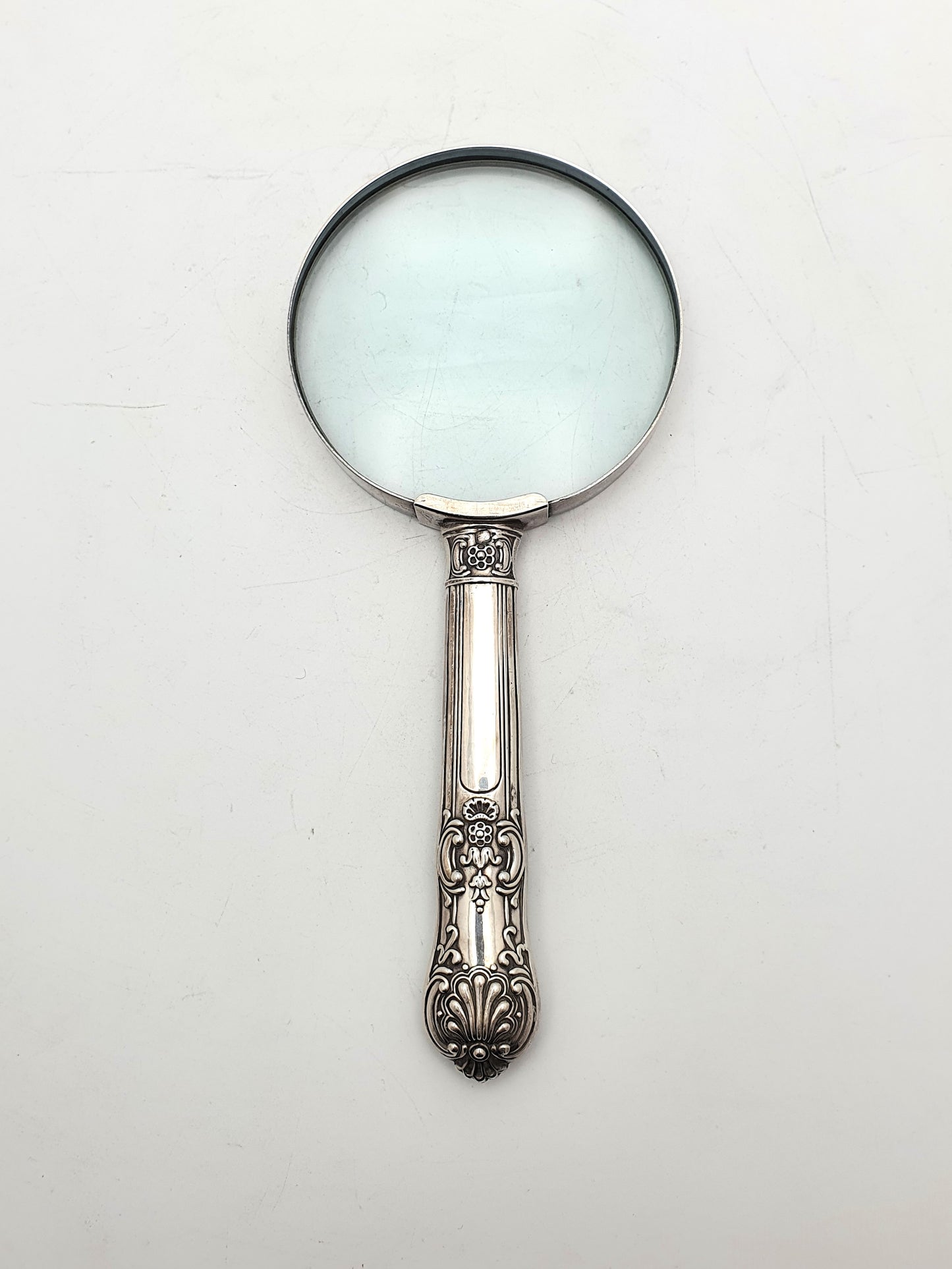 Nice Continental Silver Handled Magnifying Glass – circa 1880