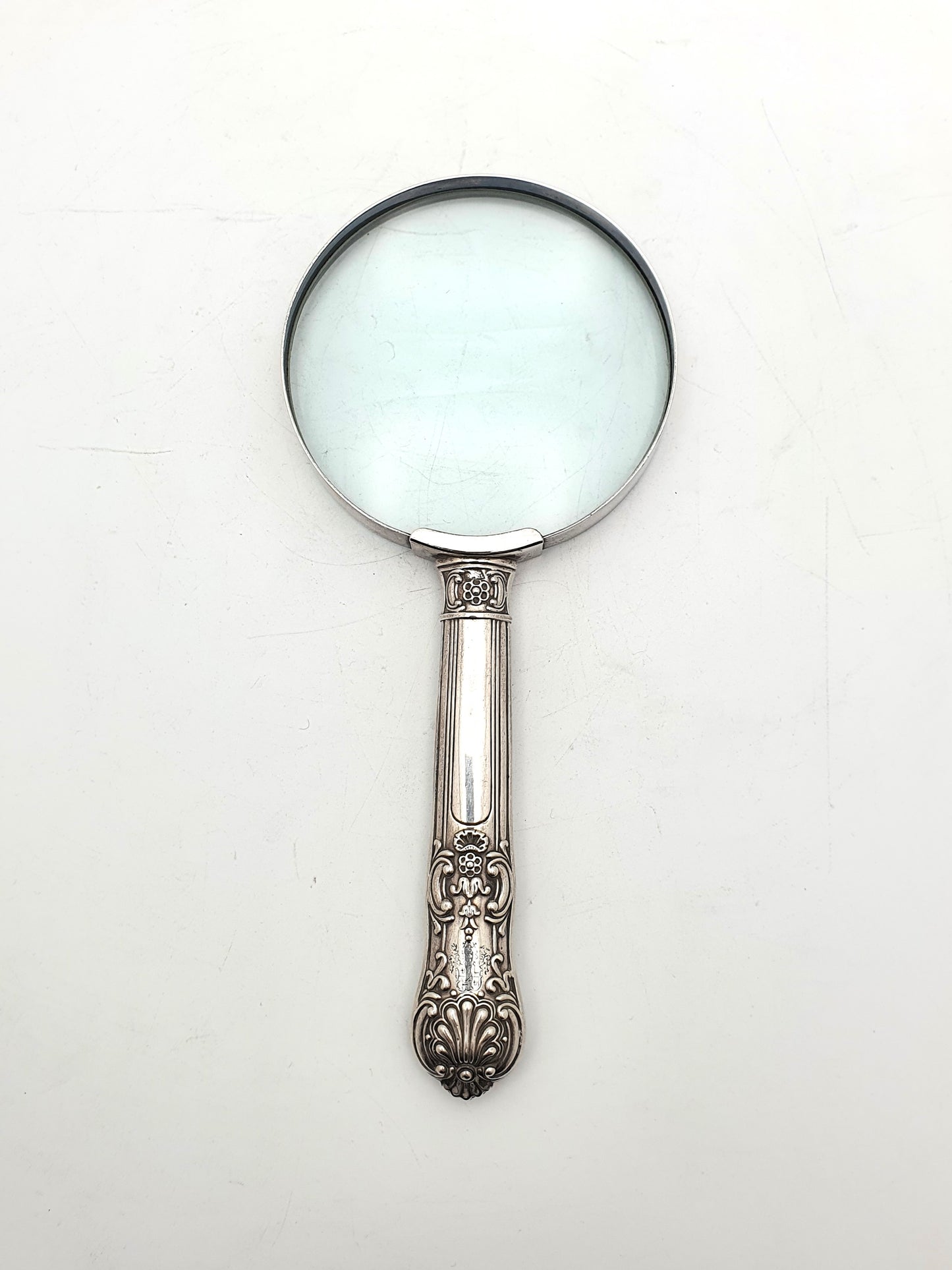 Nice Continental Silver Handled Magnifying Glass – circa 1880