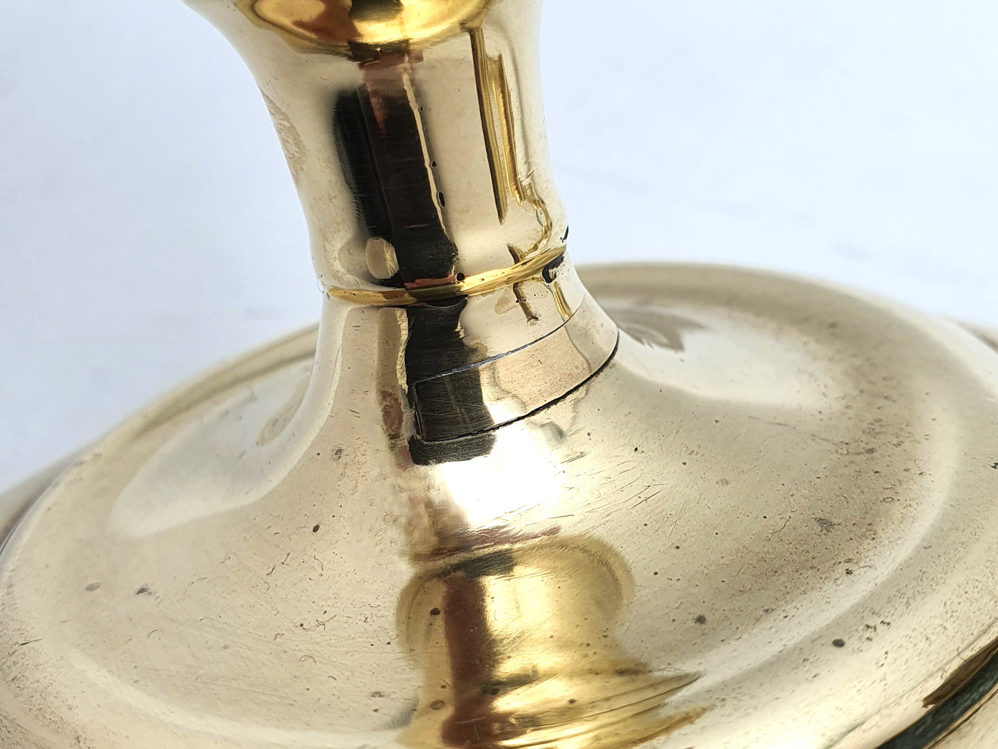 Good Pair of George II Brass Candlesticks – circa 1740