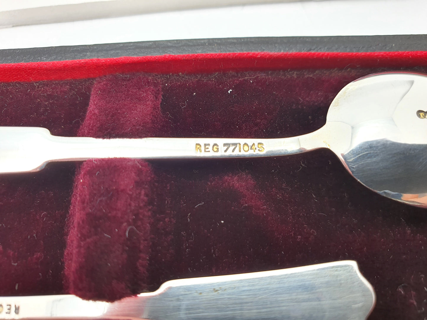 Fabulous Set of 6 Art Deco Enamelled Silver Teaspoons - 1941