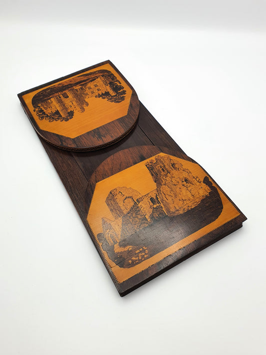 Nice Antique Tunbridge Ware Book Slide – circa 1870