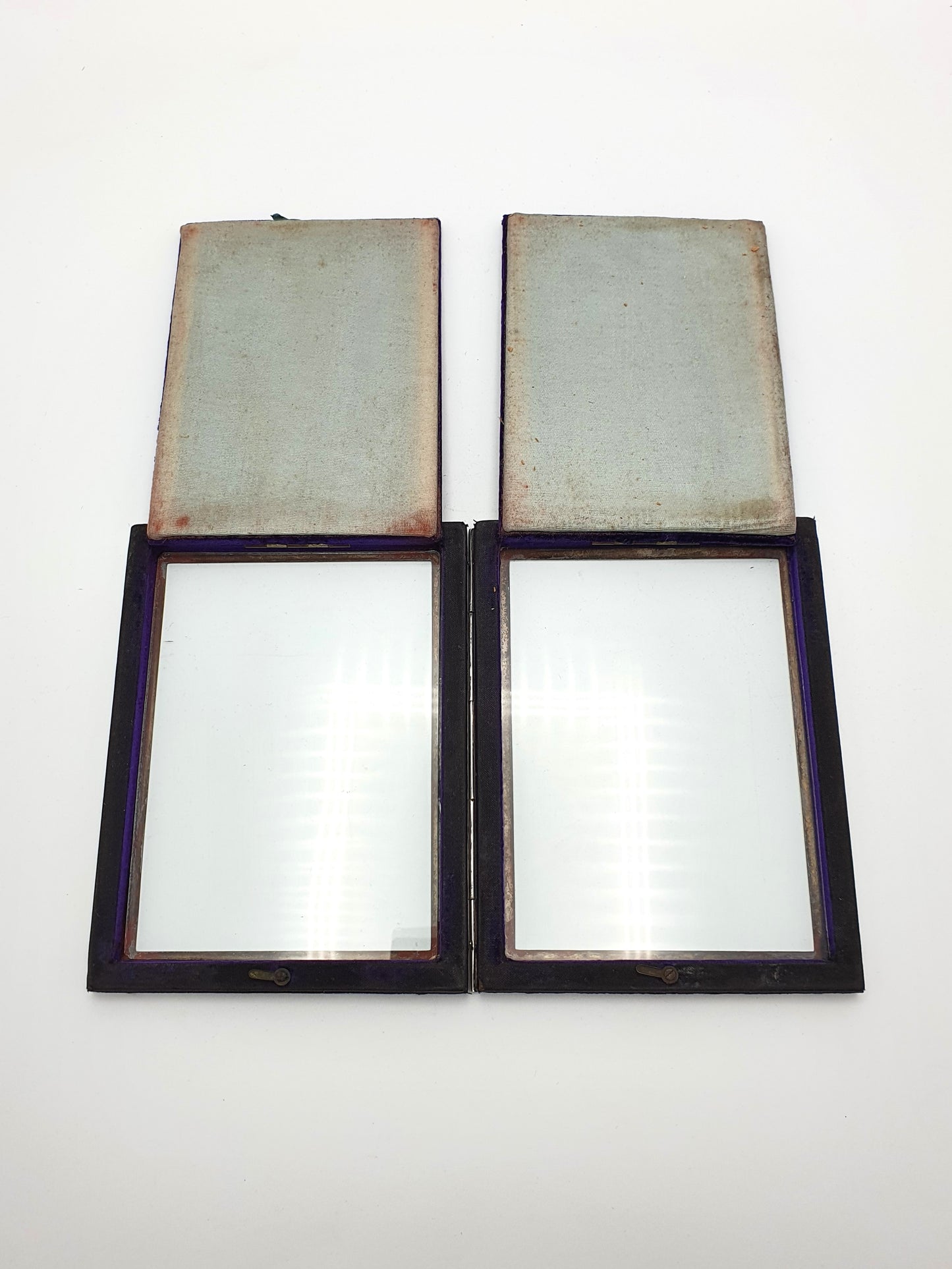 Gorgeous Antique Edwardian Silver Double Photo Frame - 1901