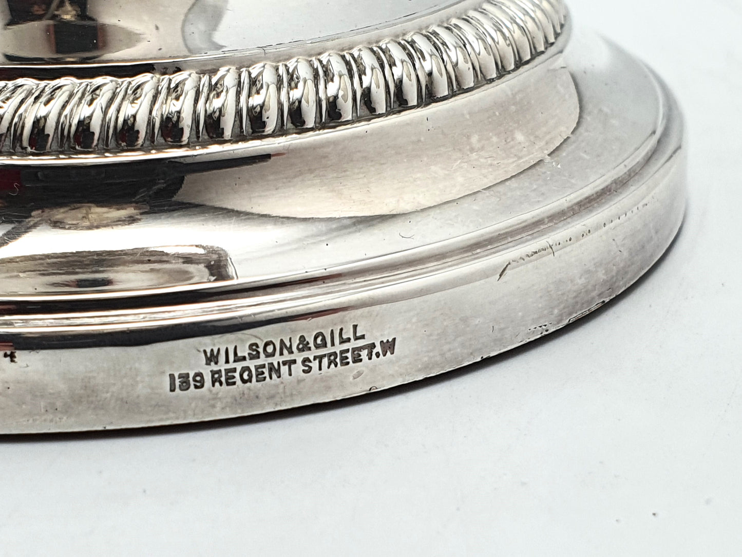 Lovely Pair of Antique Silver-Plated Low Candelabras – circa 1920