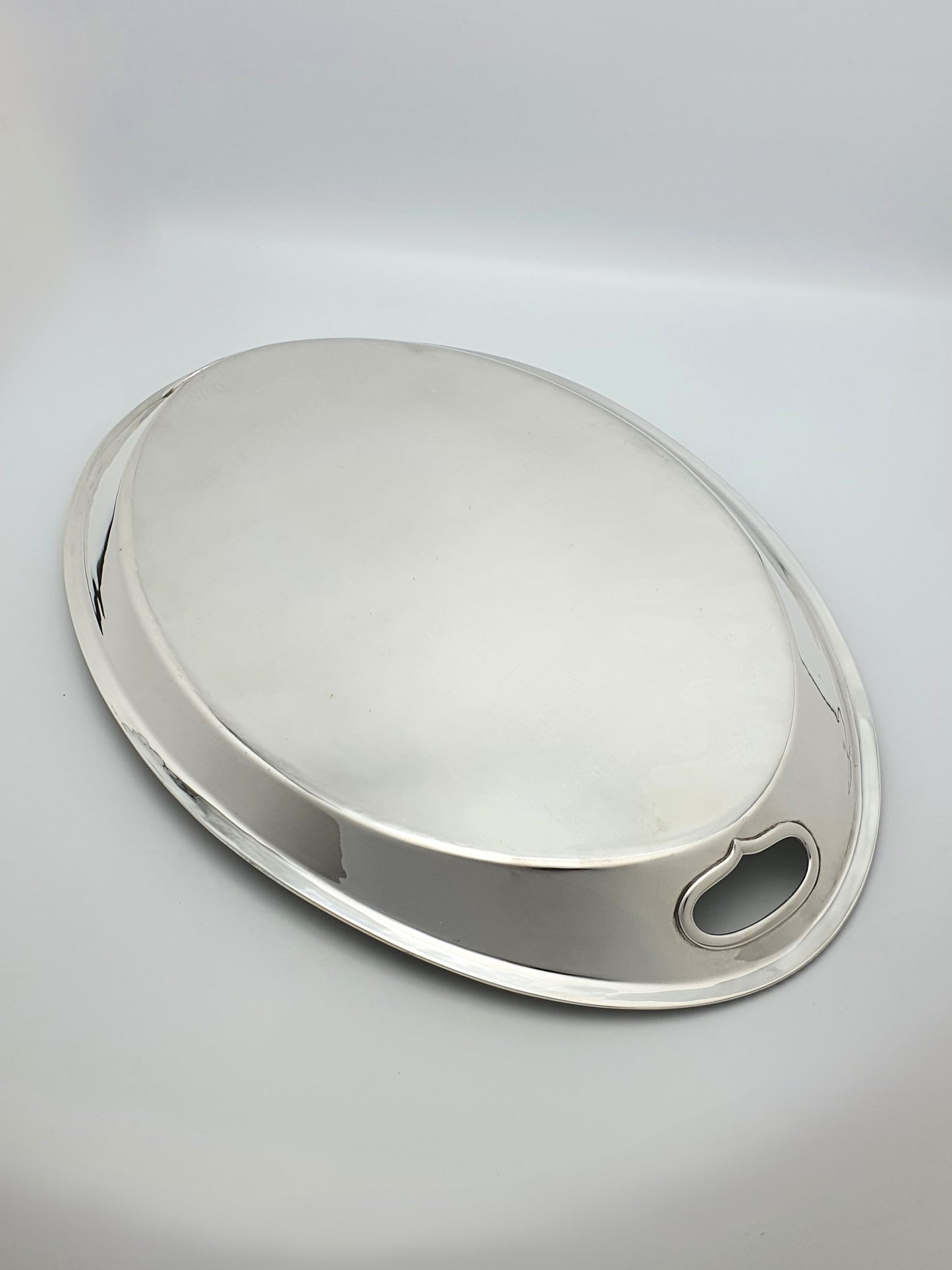 Fabulous Antique Edwardian Oval Silver-Plated Drinks Tray – circa 1905