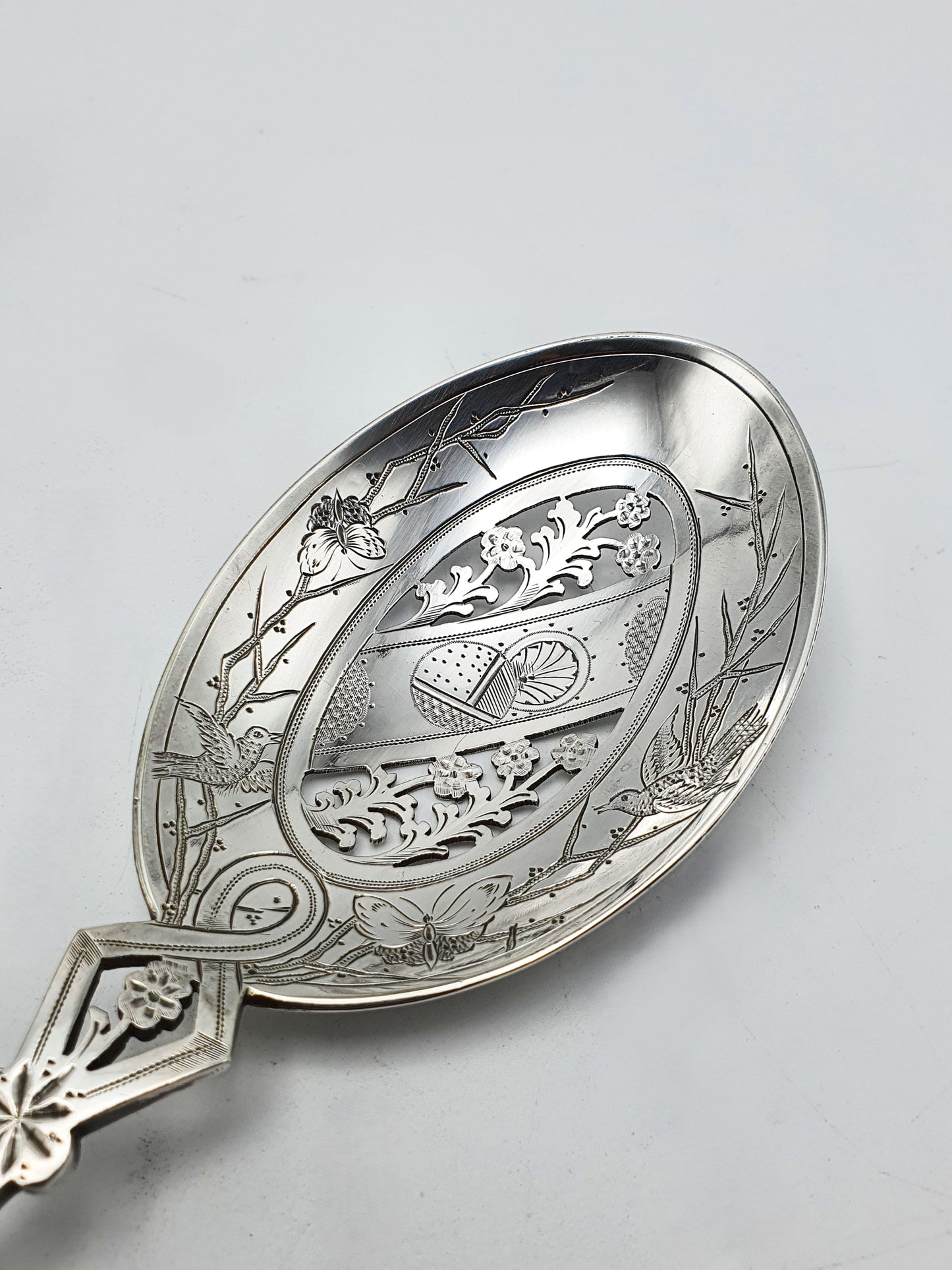 Beautiful pair of Victorian Serving Spoons – circa 1890