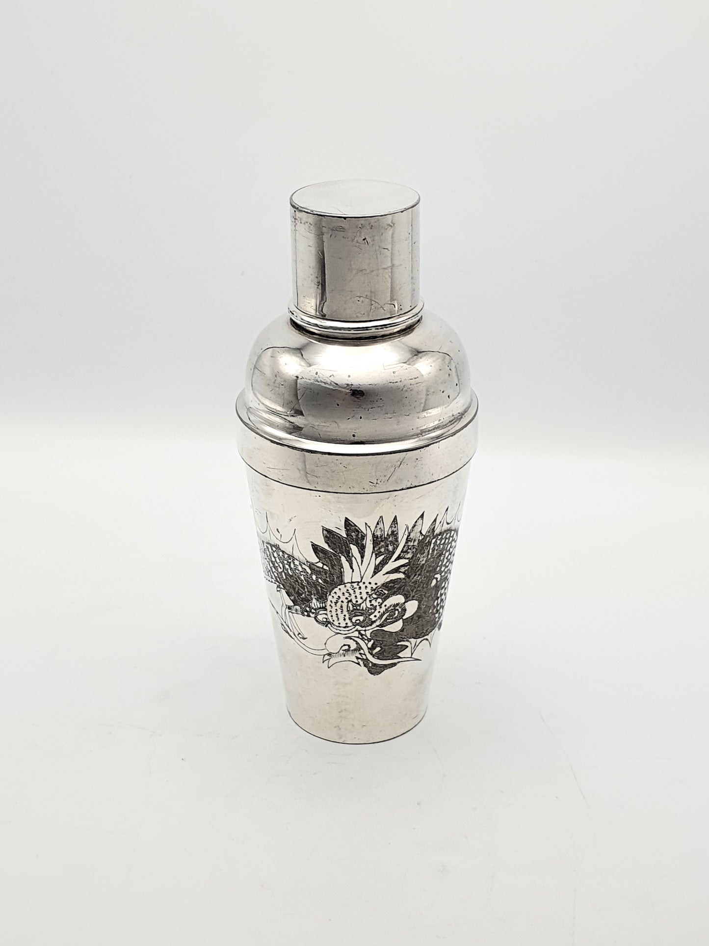 Lovely Hong Kong Silver-Plated Cocktail Shaker - circa 1930