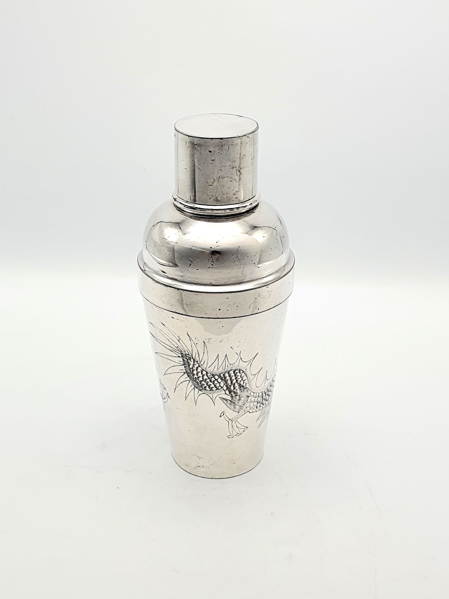 Lovely Hong Kong Silver-Plated Cocktail Shaker - circa 1930