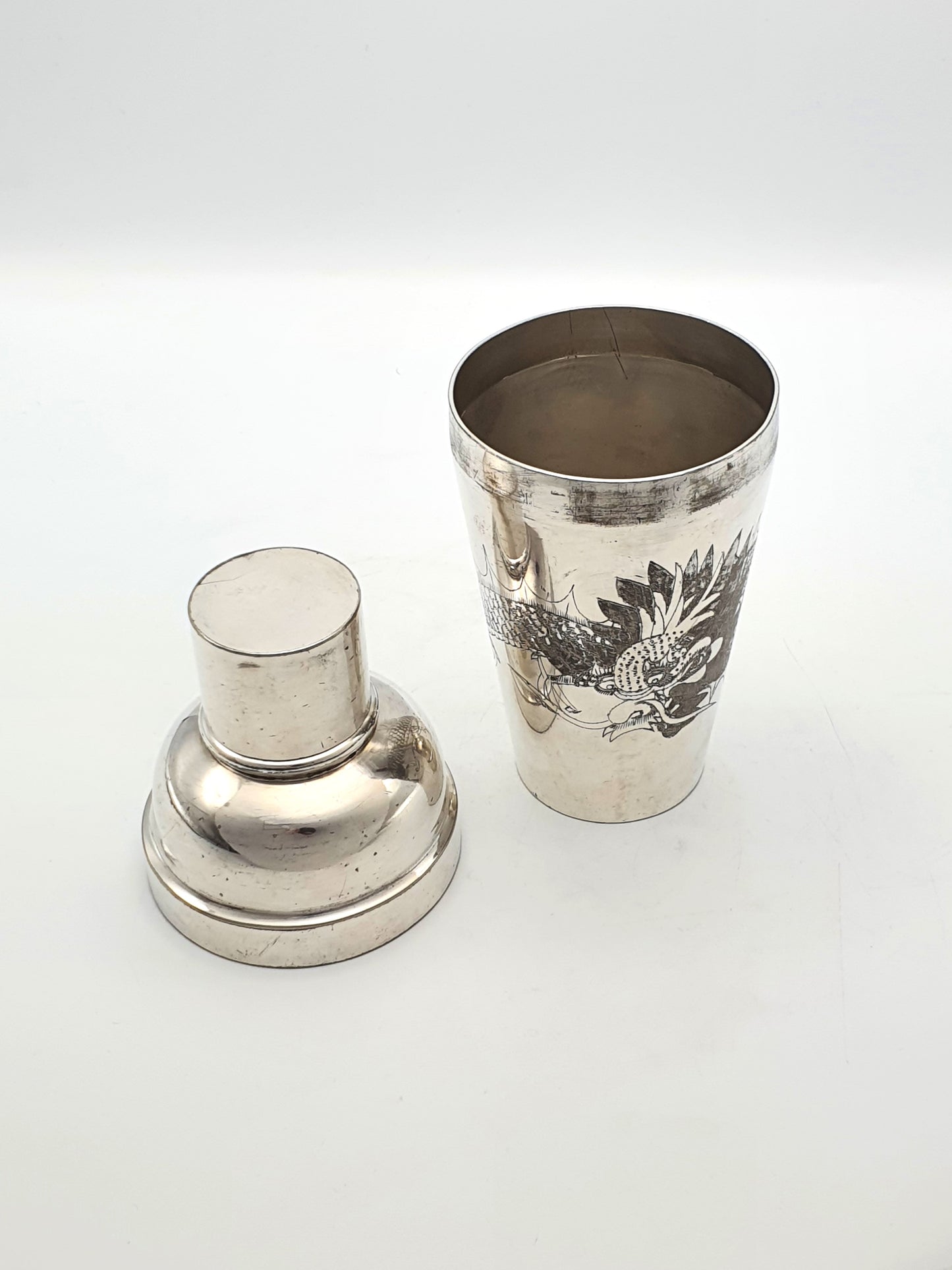 Lovely Hong Kong Silver-Plated Cocktail Shaker - circa 1930