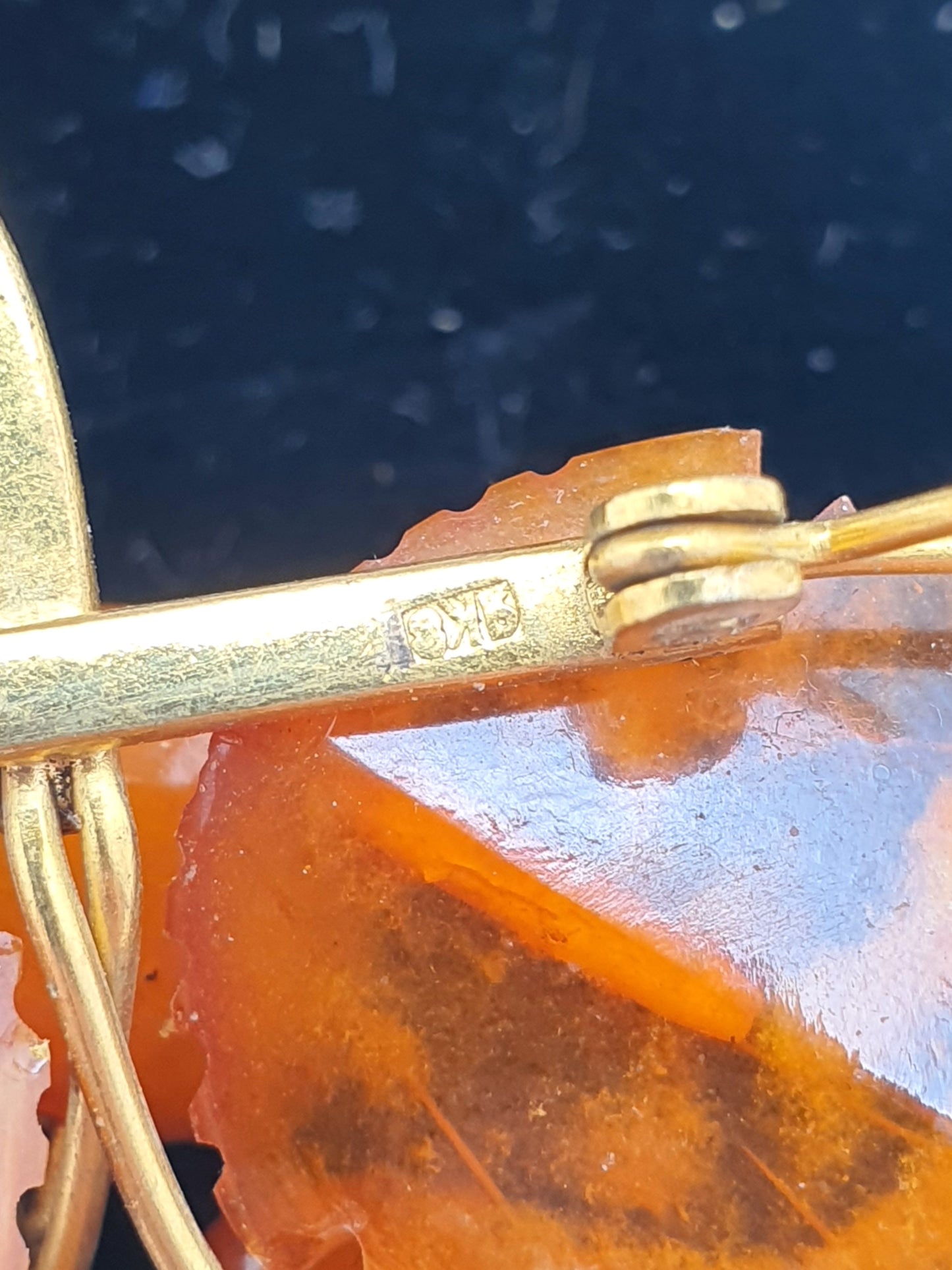 Vintage Grape Cluster Brooch with Lucite Beads – circa 1950