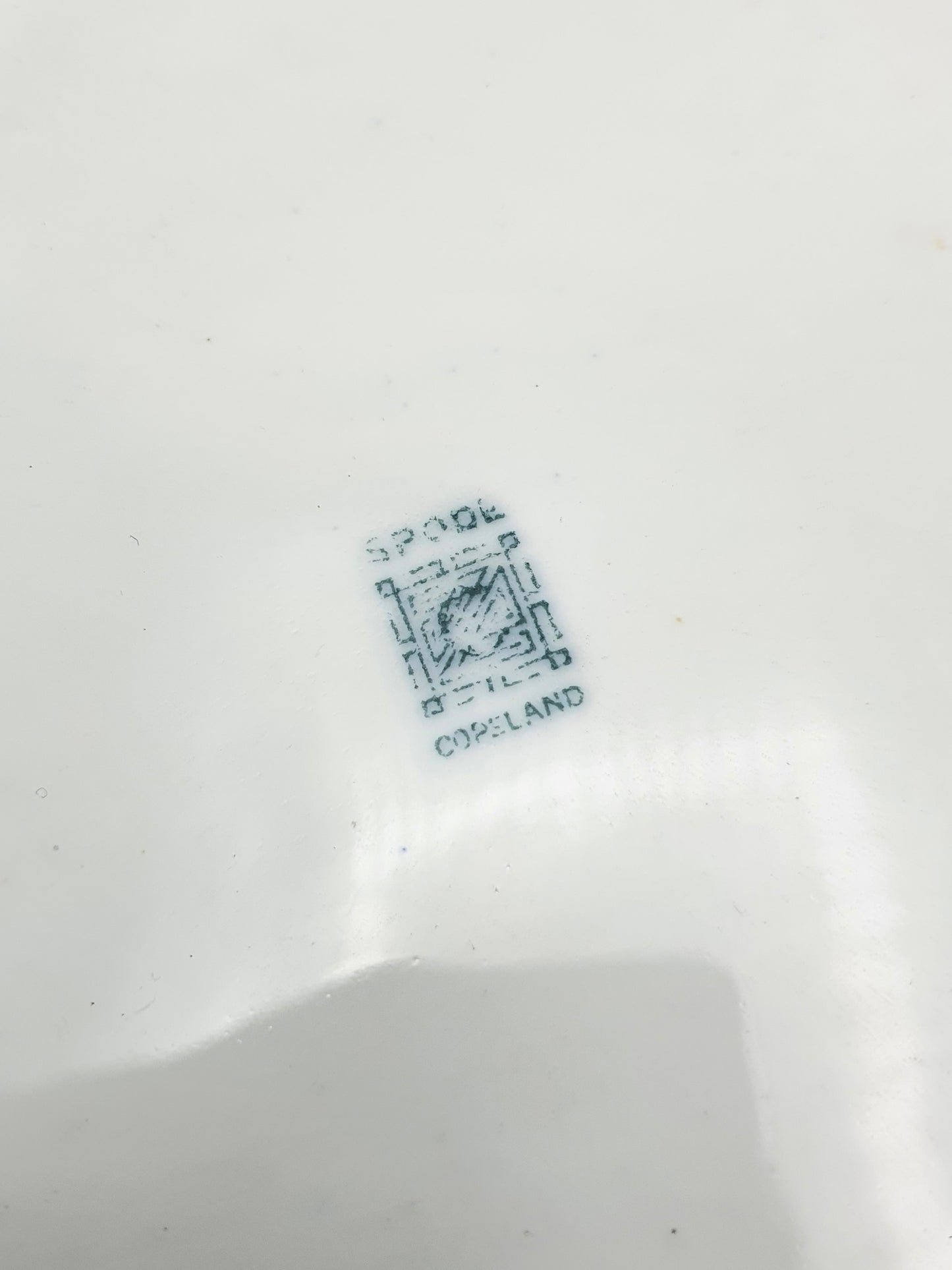 Lovely Antique English Blue and White China Bowl with Ornate Silver-Plated Stand – circa 1905