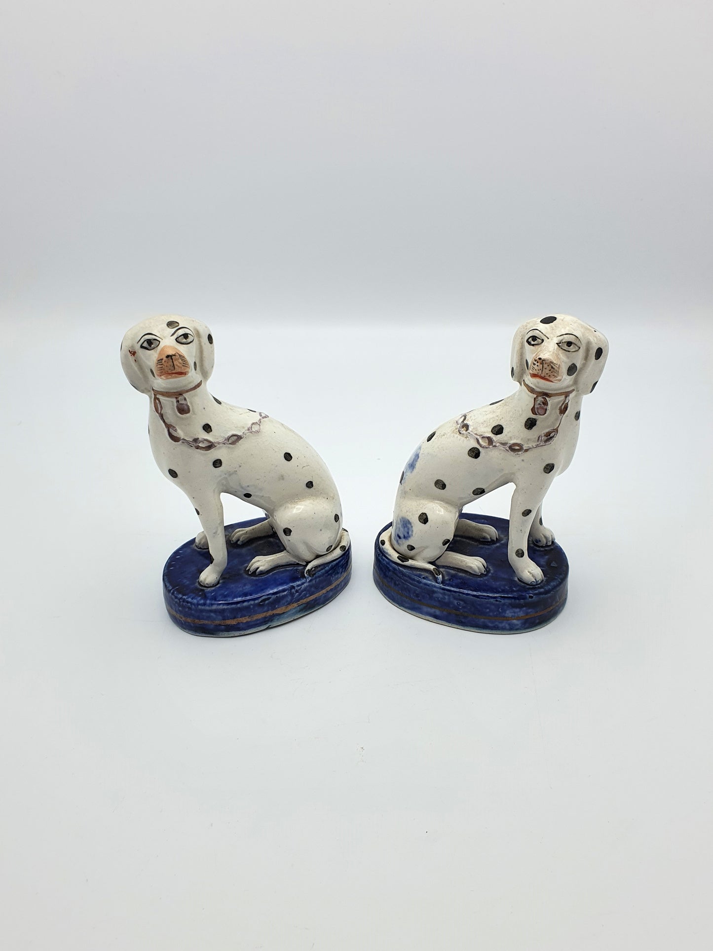 Nice Pair of Antique Staffordshire Dalmatian Dogs – circa 1890