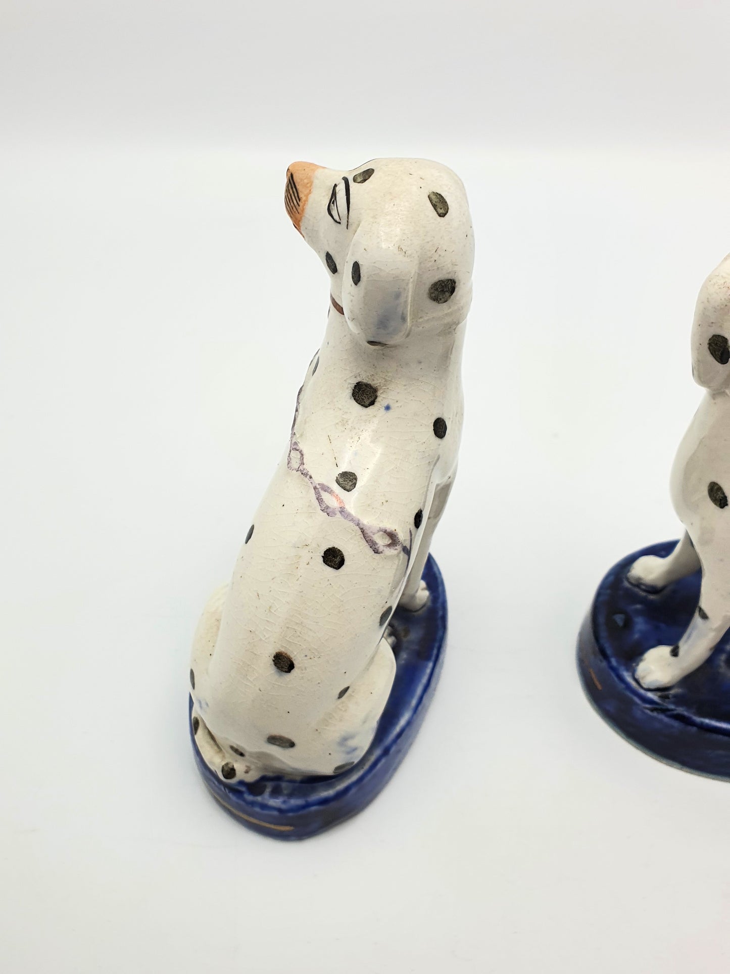 Nice Pair of Antique Staffordshire Dalmatian Dogs – circa 1890