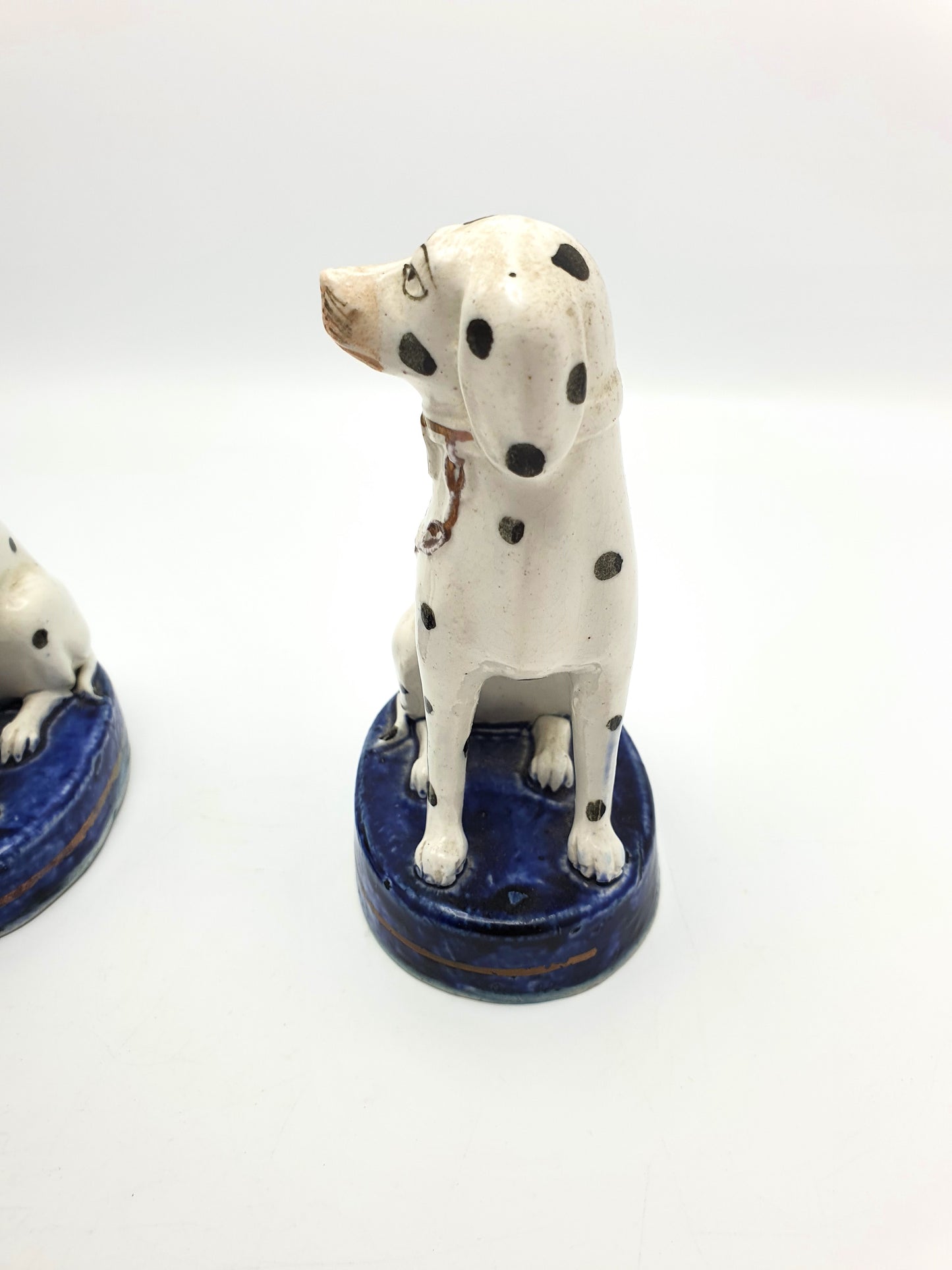 Nice Pair of Antique Staffordshire Dalmatian Dogs – circa 1890
