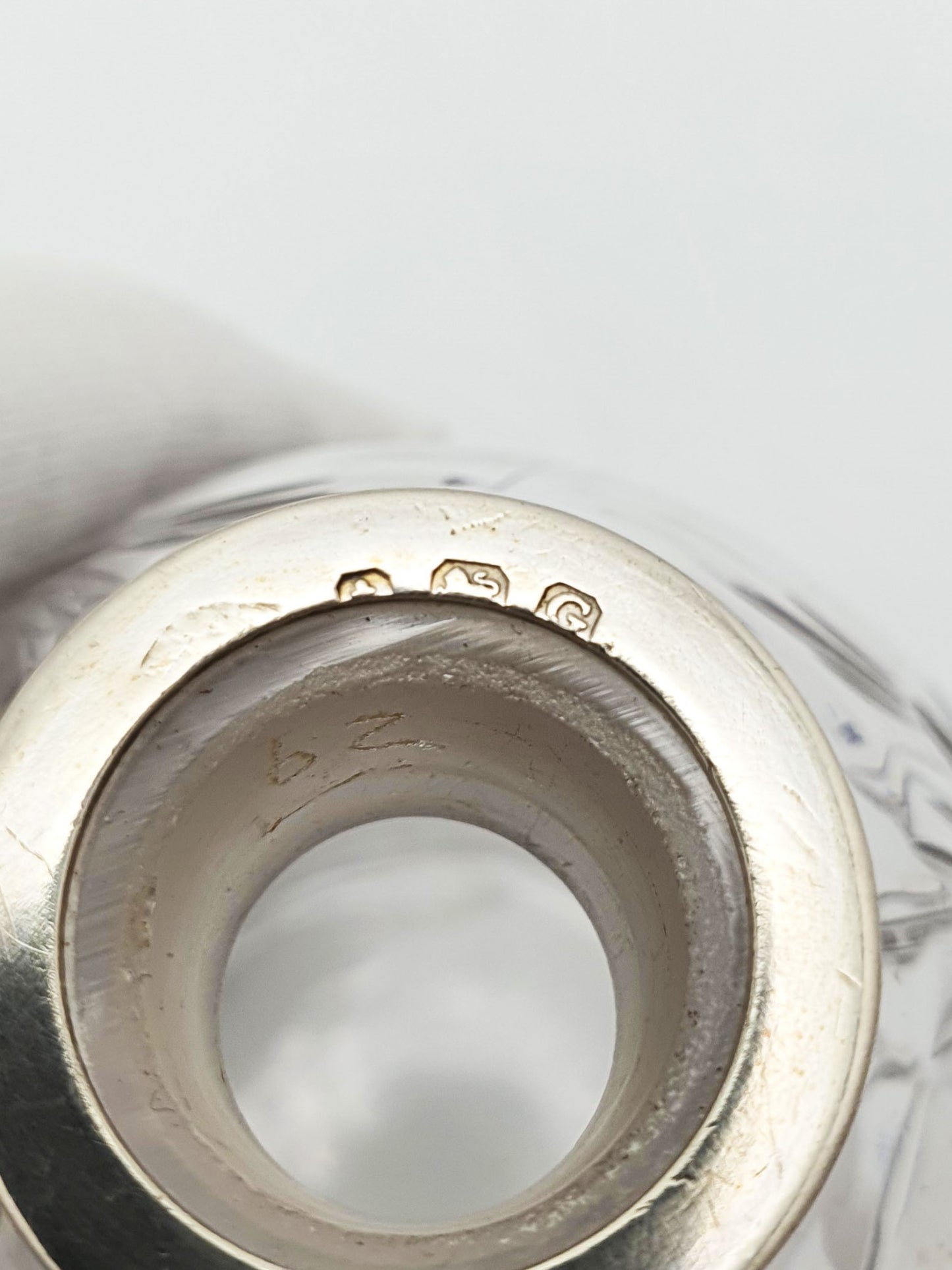 Rare Art Deco Silver and Guilloche Enamel Scent Bottle - 1930