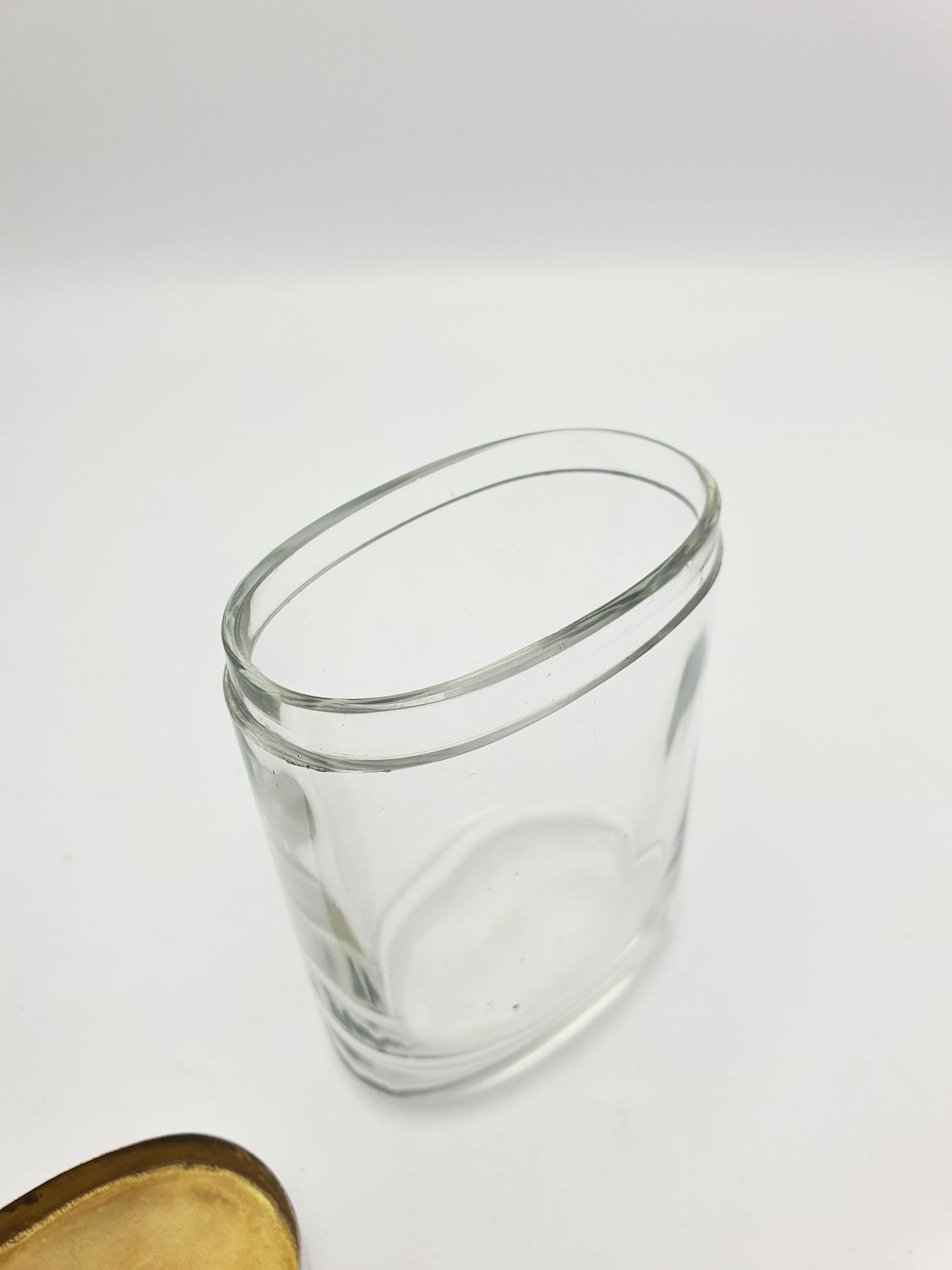 Wonderful Art Deco Silver and Guilloche Enamel Glass Vanity Jar - 1932