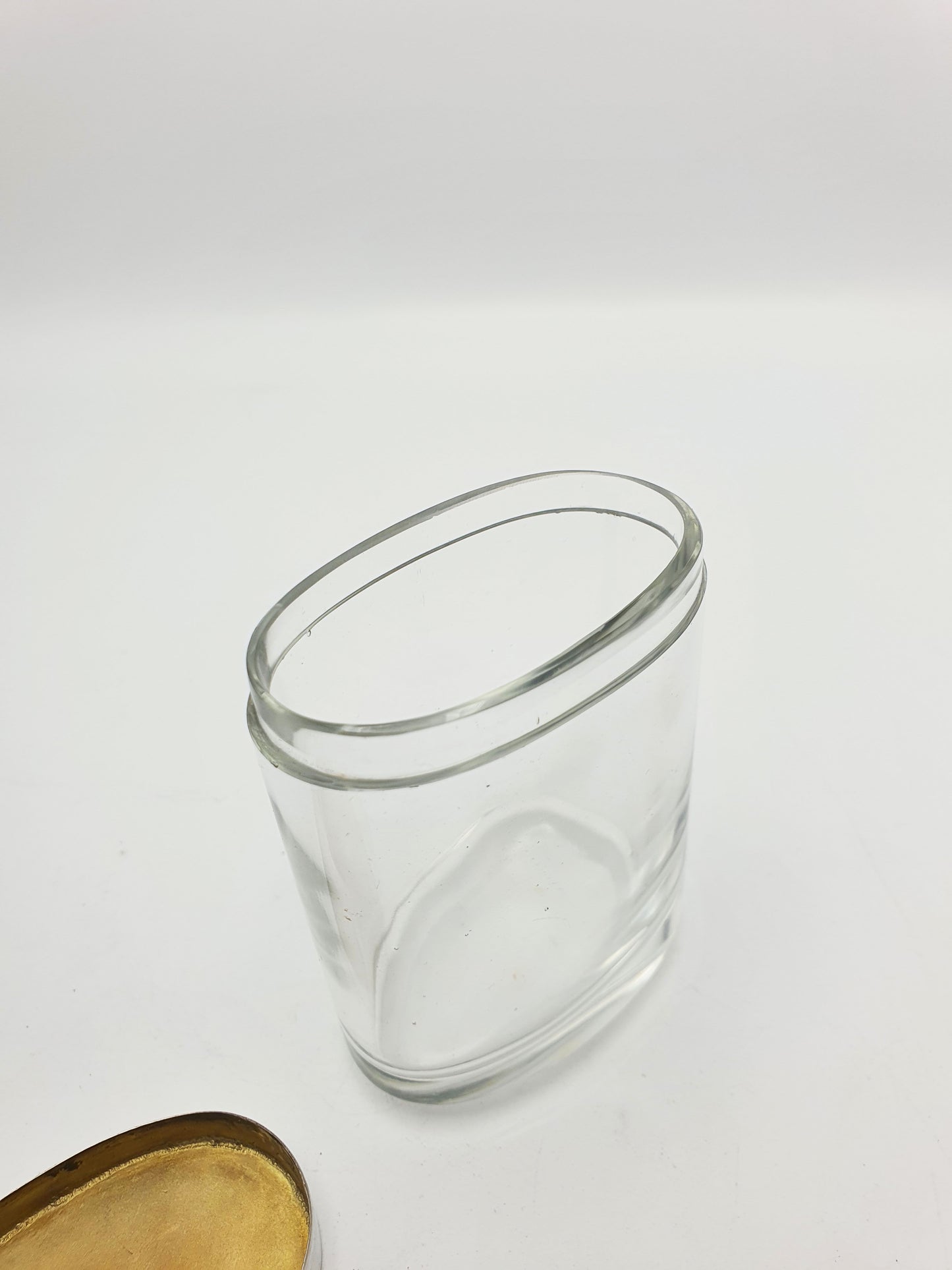 Wonderful Art Deco Silver and Guilloche Enamel Glass Vanity Jar - 1932