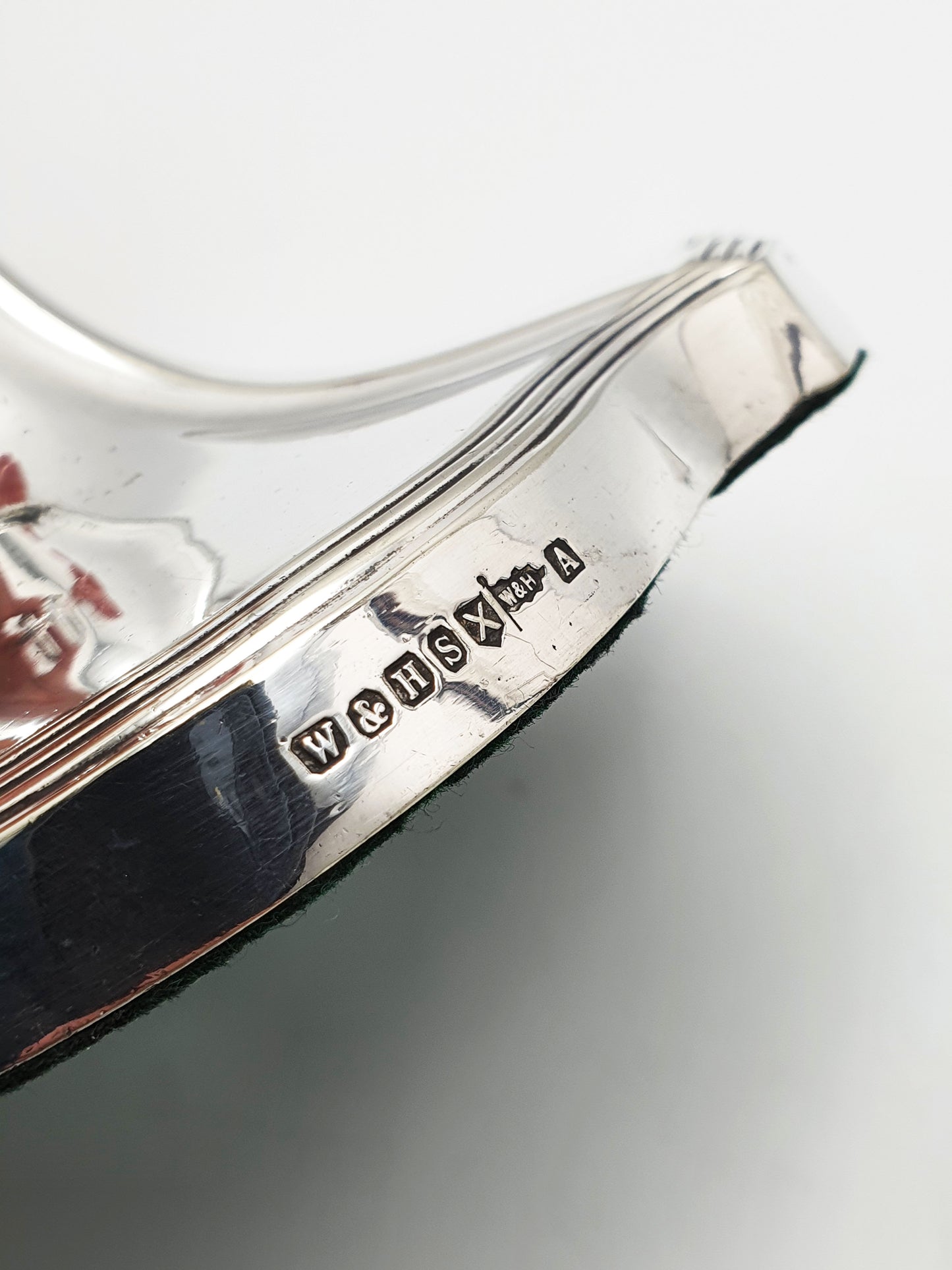 Lovely Pair of Georgian Revival Style Antique Silver-Plated Candlesticks – circa 1905