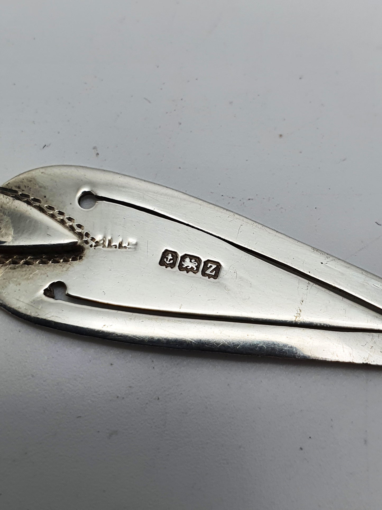 Pretty Antique Sterling Silver Page Marker - 1924